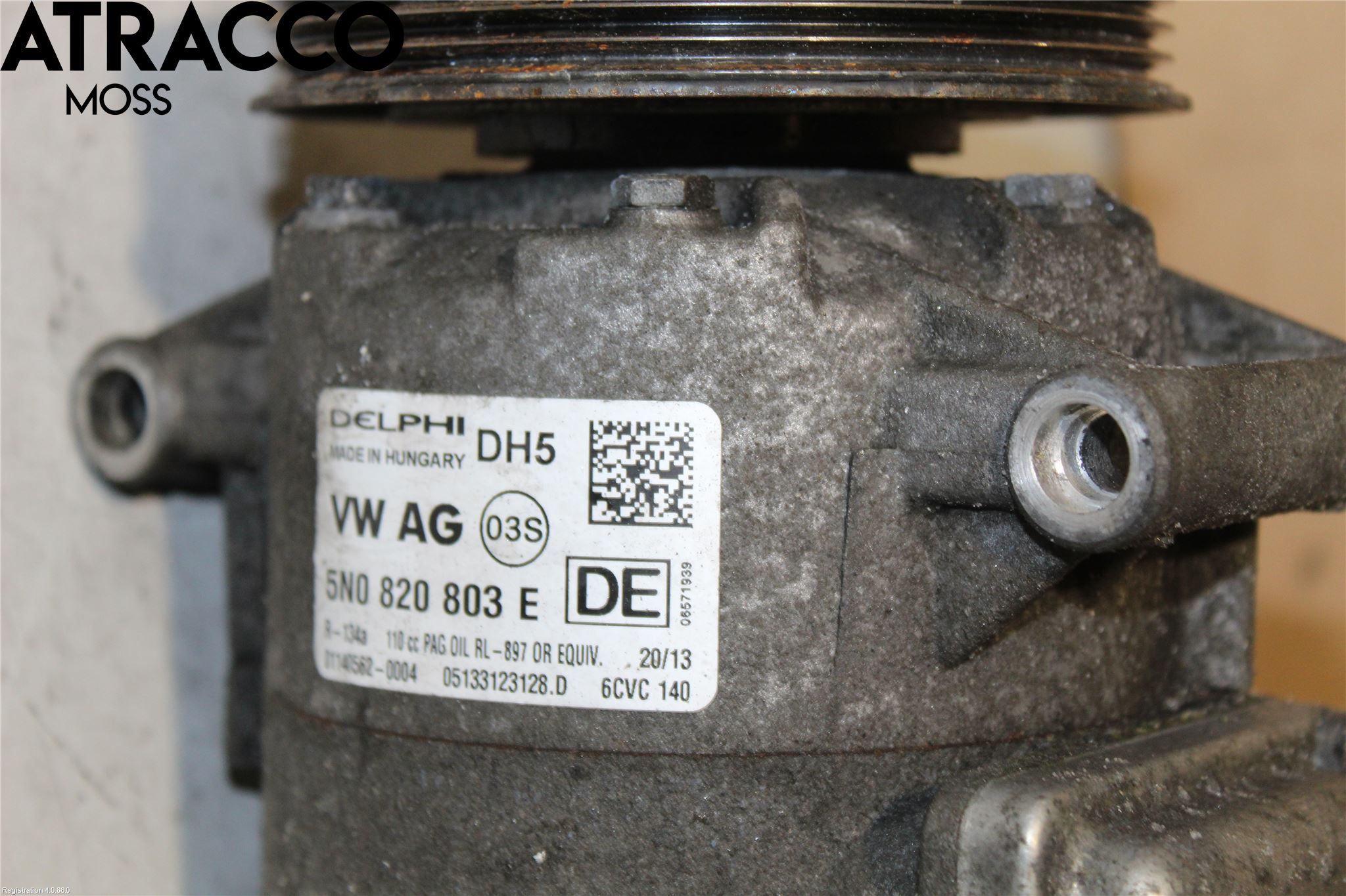 Volkswagen VW TIGUAN 07-16 Varme Ac Kompressor