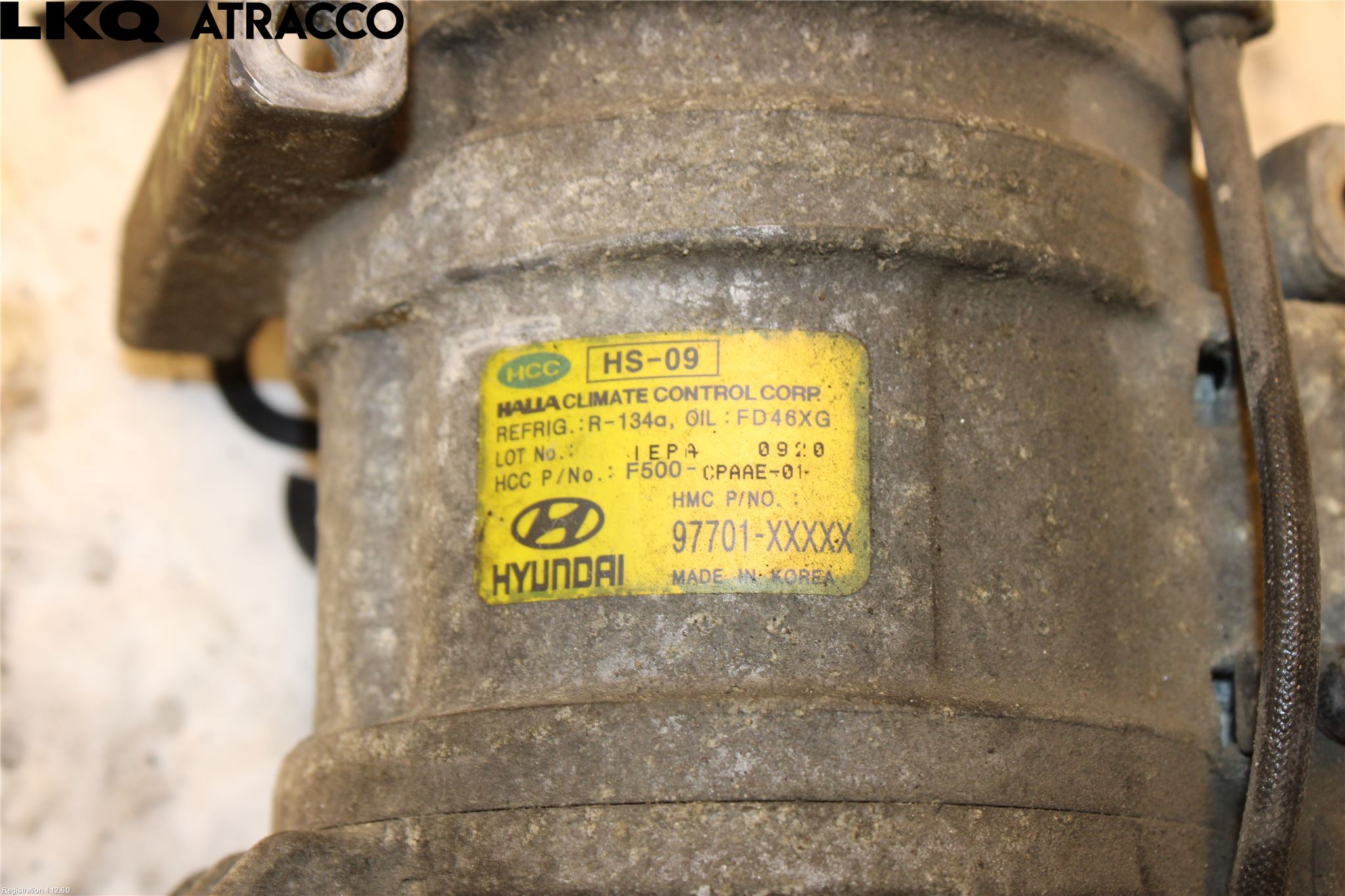 Kia PICANTO 12-17 Varme Ac Kompressor