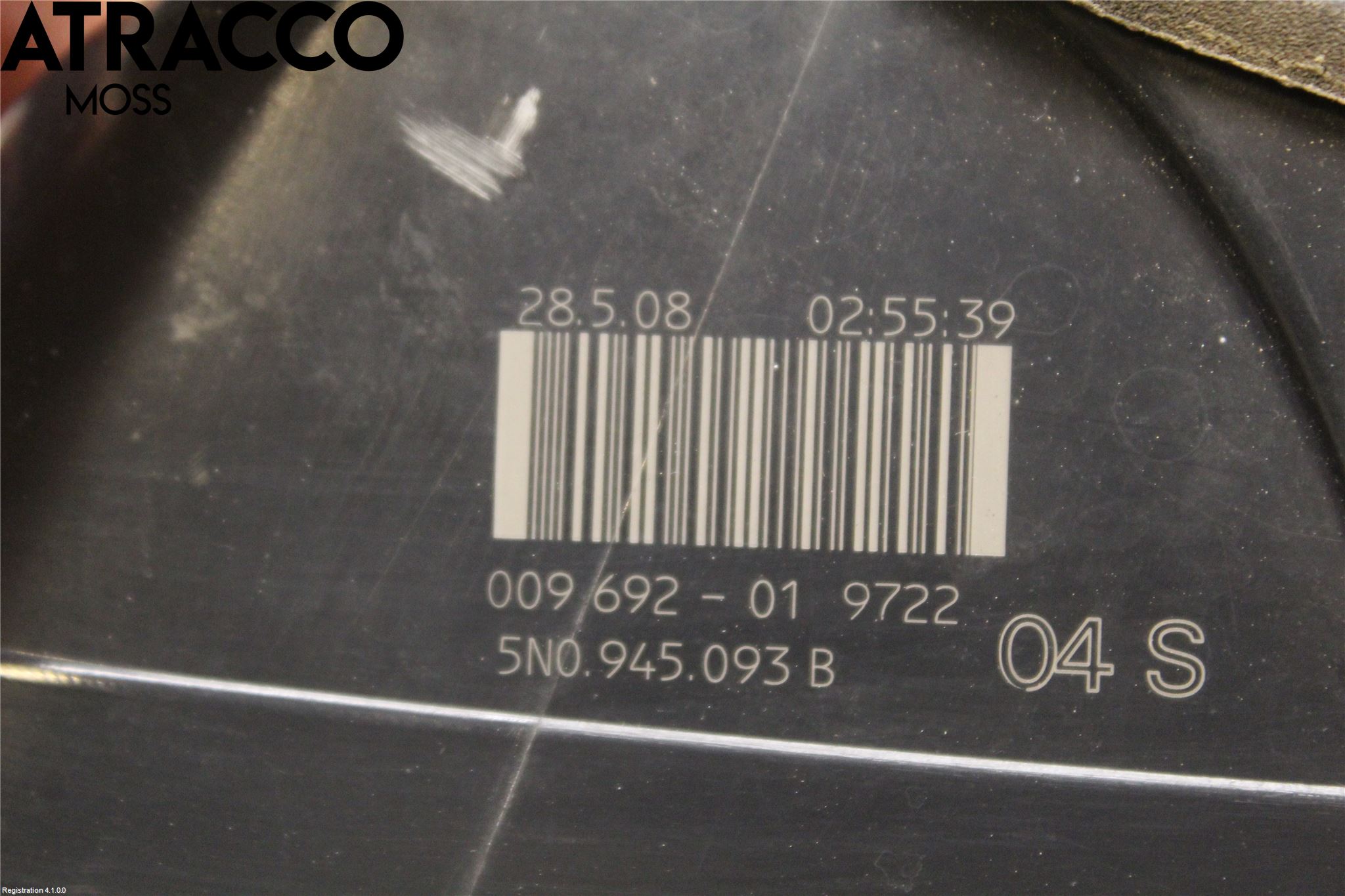 Volkswagen VW TIGUAN 07-16 Baklykt Venstre  På Luke(Indre