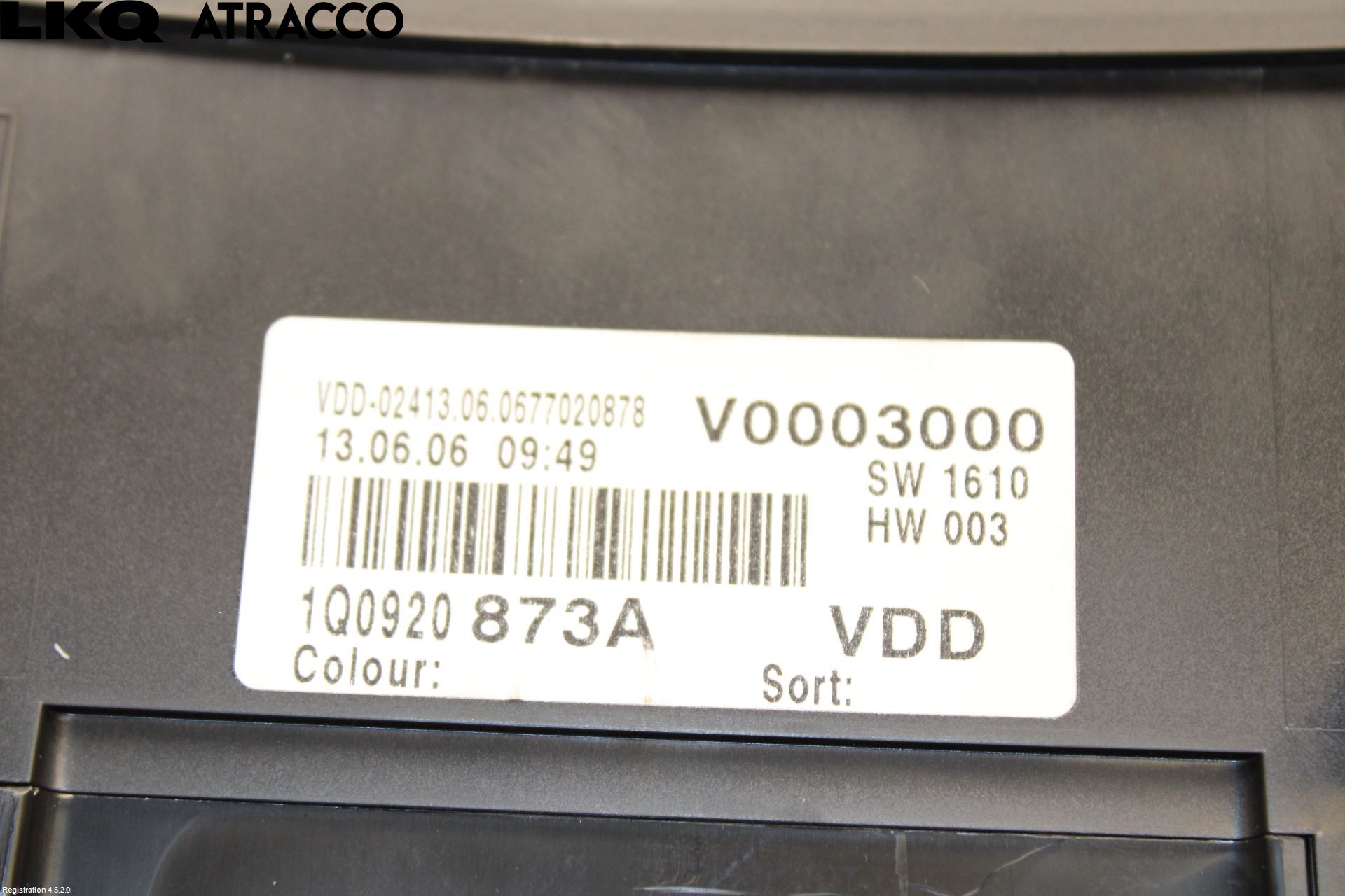 Volkswagen VW EOS  06-10 Instr Kombinert