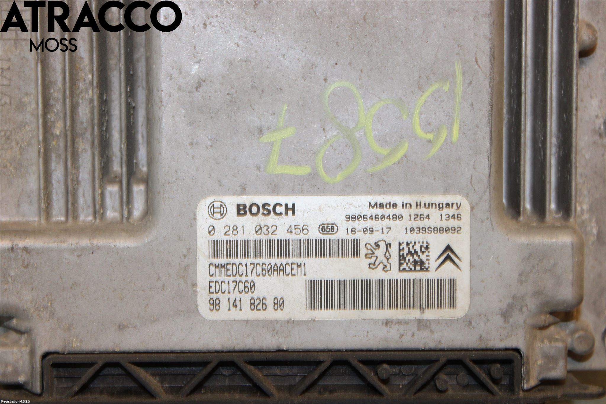 Peugeot 308 14-21 Styreenhet Innsprøytning