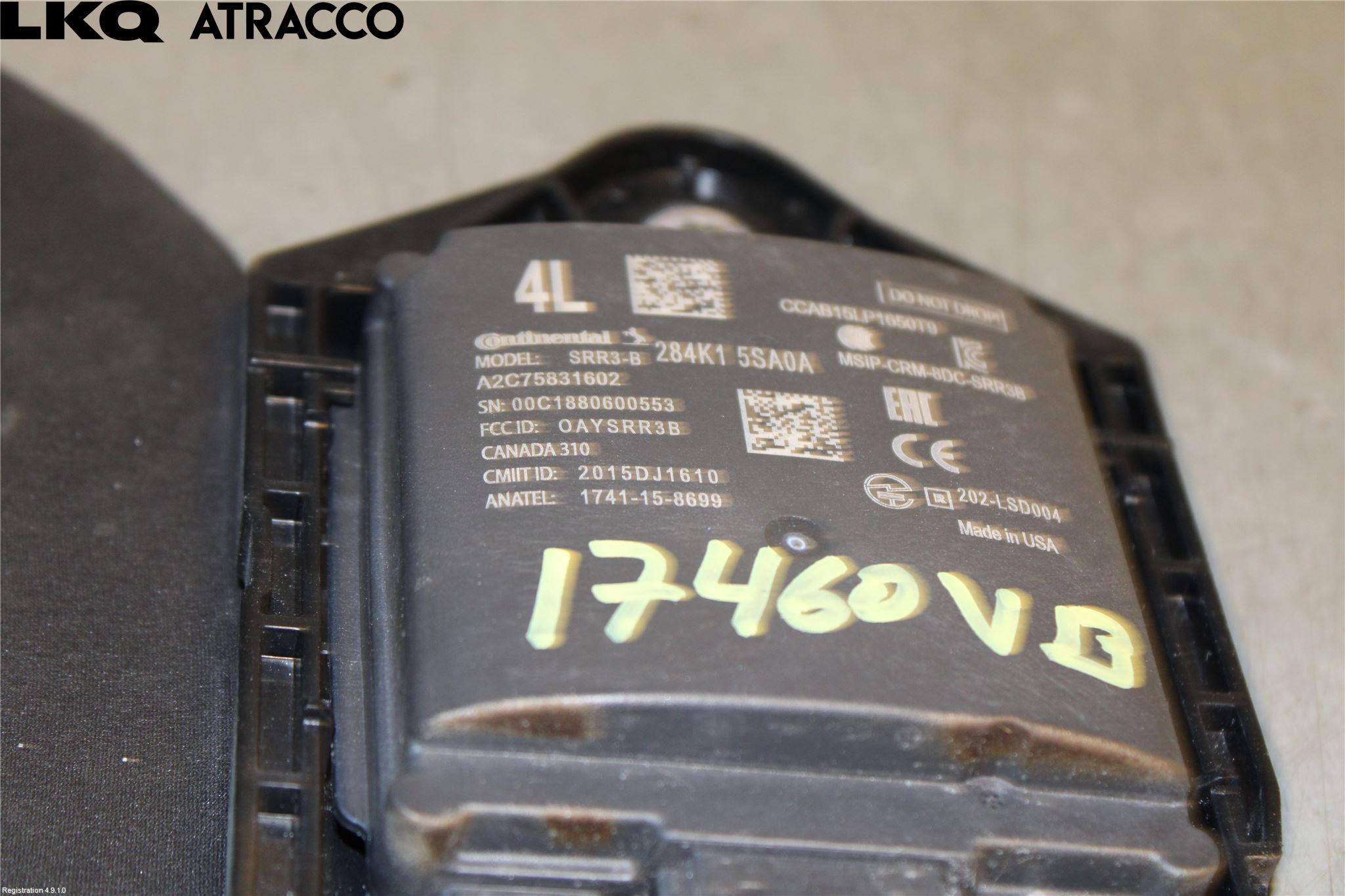 Nissan LEAF 18- Styreenhet Parkering