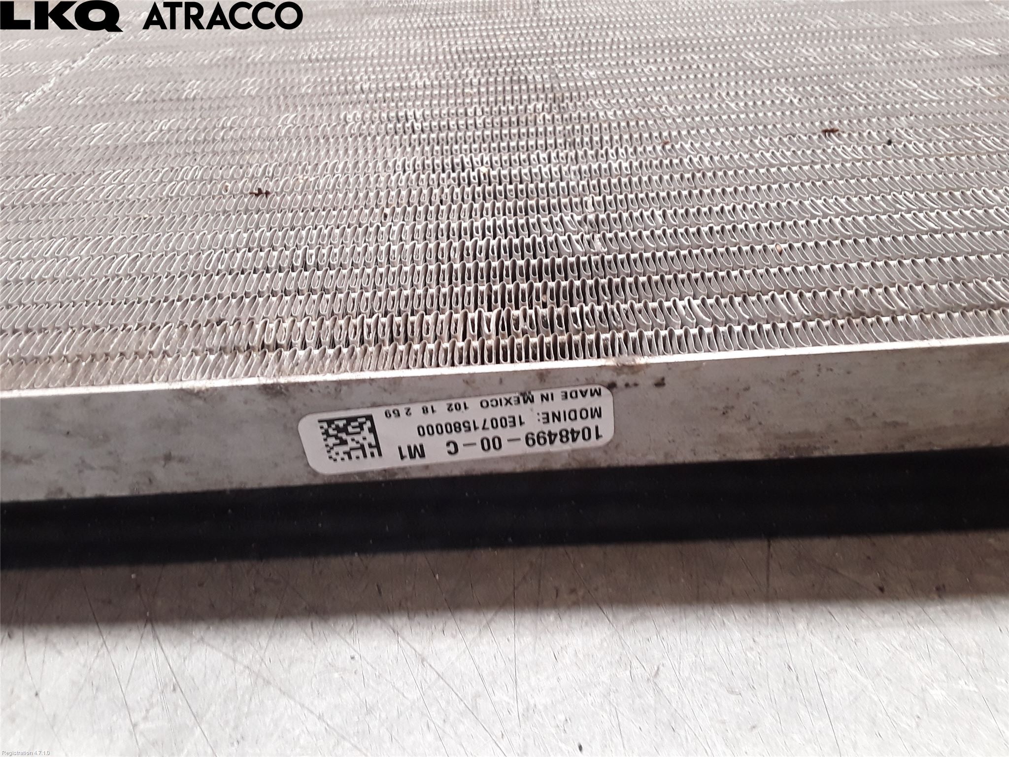 Tesla MODEL X 16- Radiator Oljekjøler Automatgea