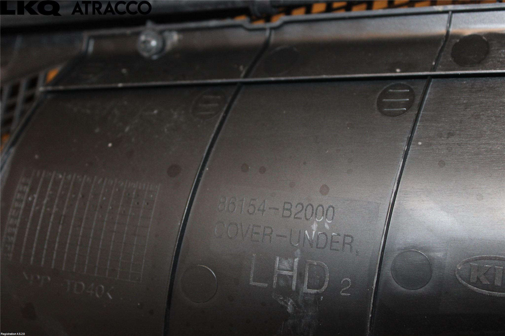 Kia SOUL 09- Visker Deksel-Grill-Under Frr