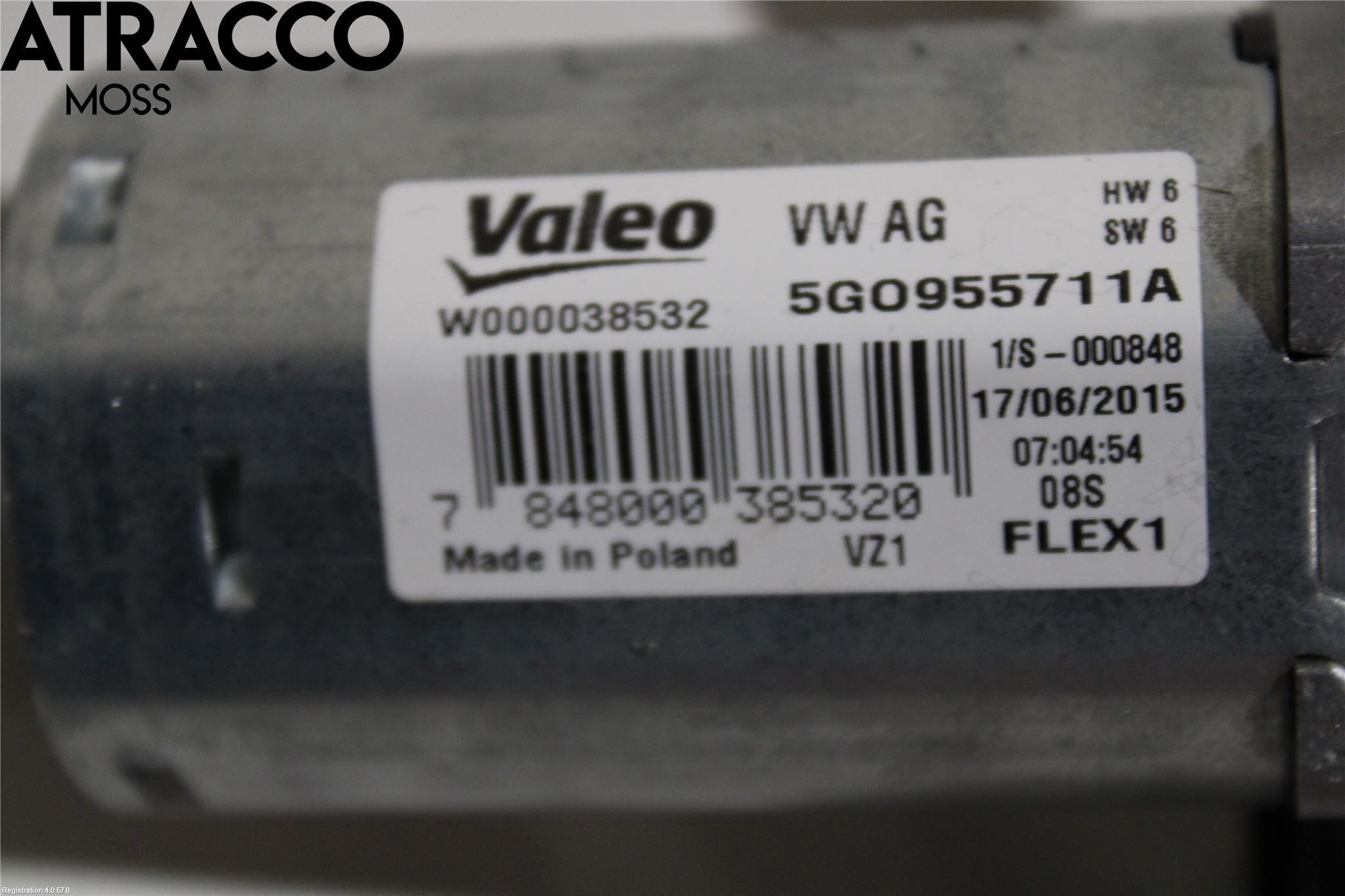 Volkswagen VW GOLF / E-GOLF VII 13-20 Viskermotor Bakluke