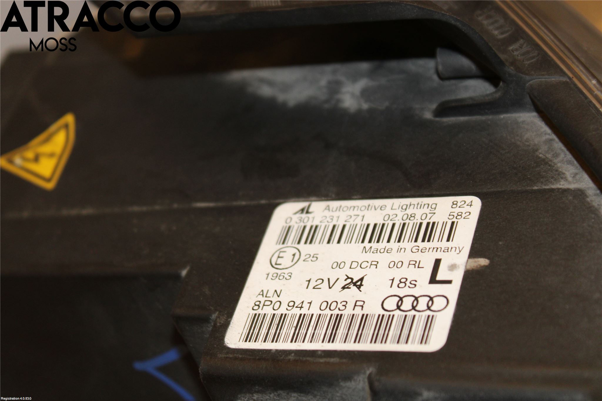 Audi A3/S3 05-13 Frontlykt Venstre