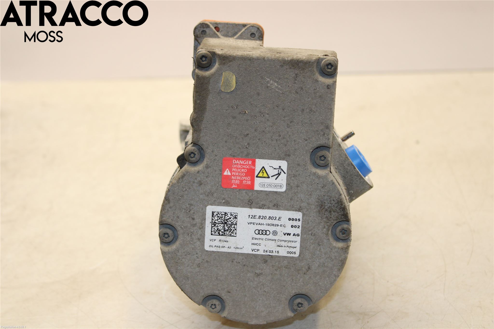 Volkswagen VW GOLF / E-GOLF VII 13-20 Varme Ac Kompressor