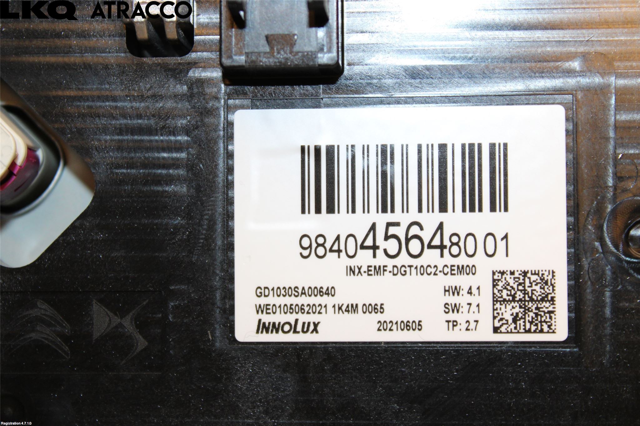 Citroen C4/E-C4 C4X/E-C4X III 21- Multifunktionsdisplay