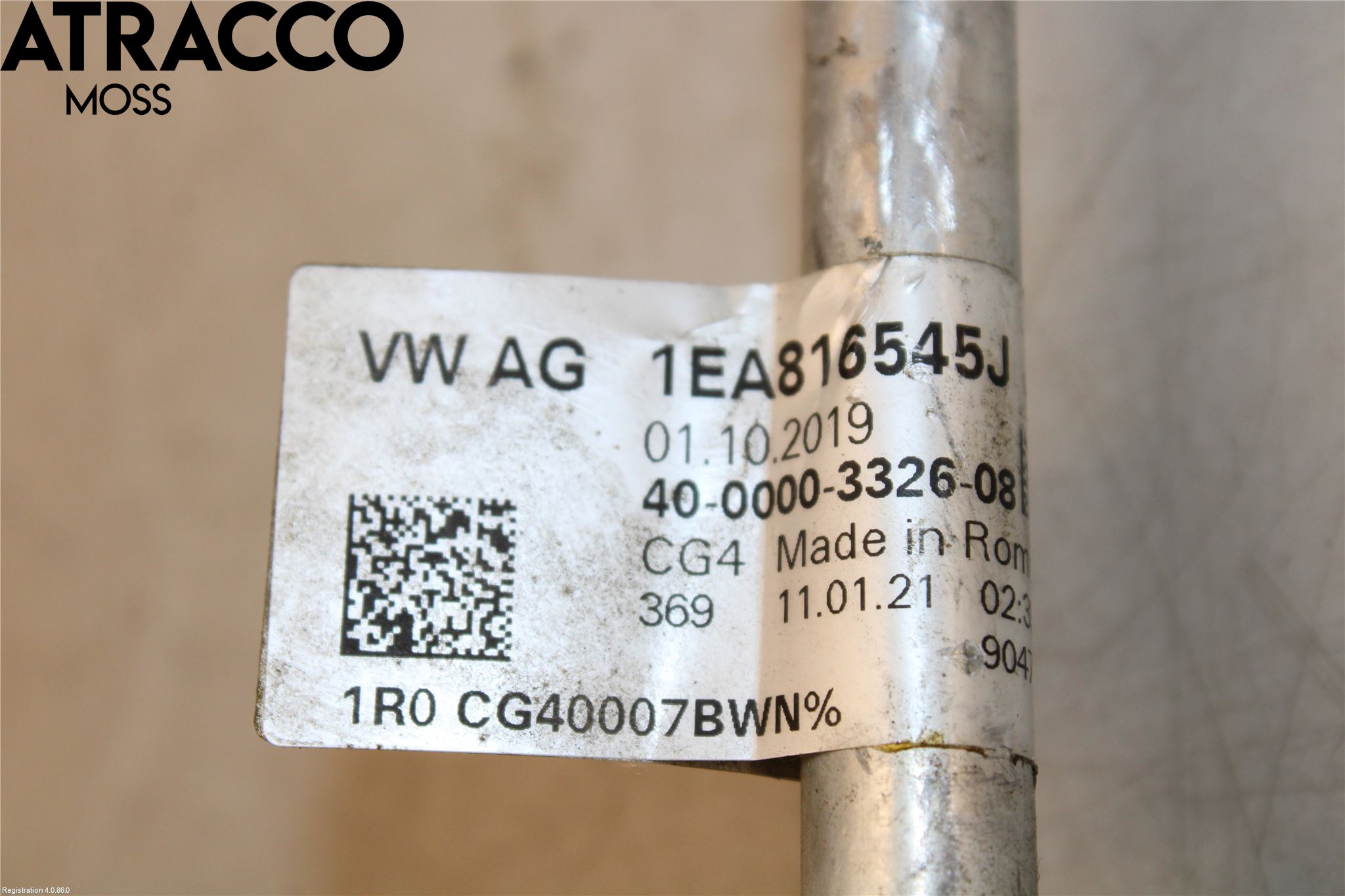 Audi Q4 E-TRON FZ 22- Varme Ac Slange - Rør