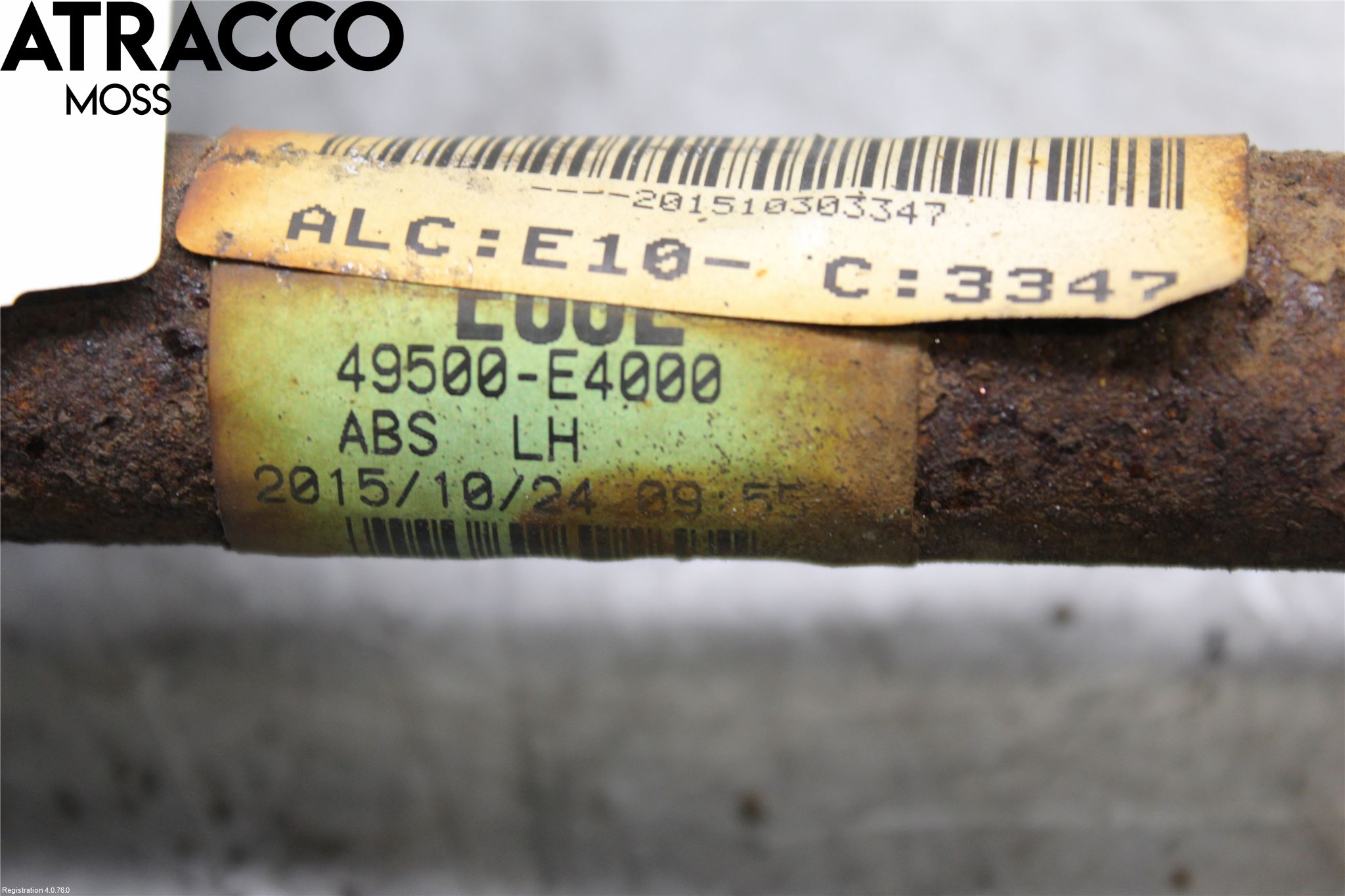 Kia SOUL 09- Drivaksel Foran Kompl Venstre