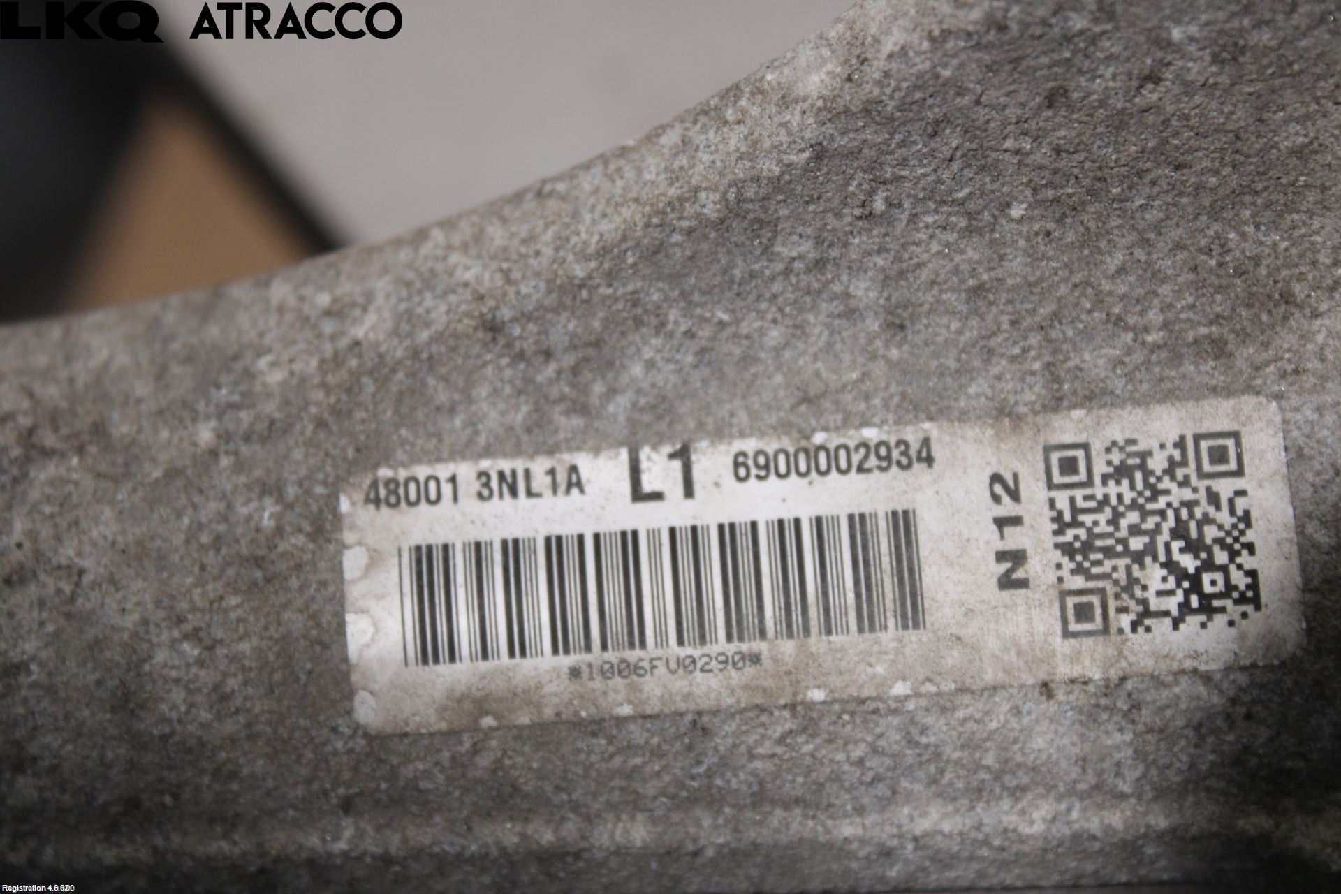 Nissan LEAF 11-17 Snekke - Tannstang