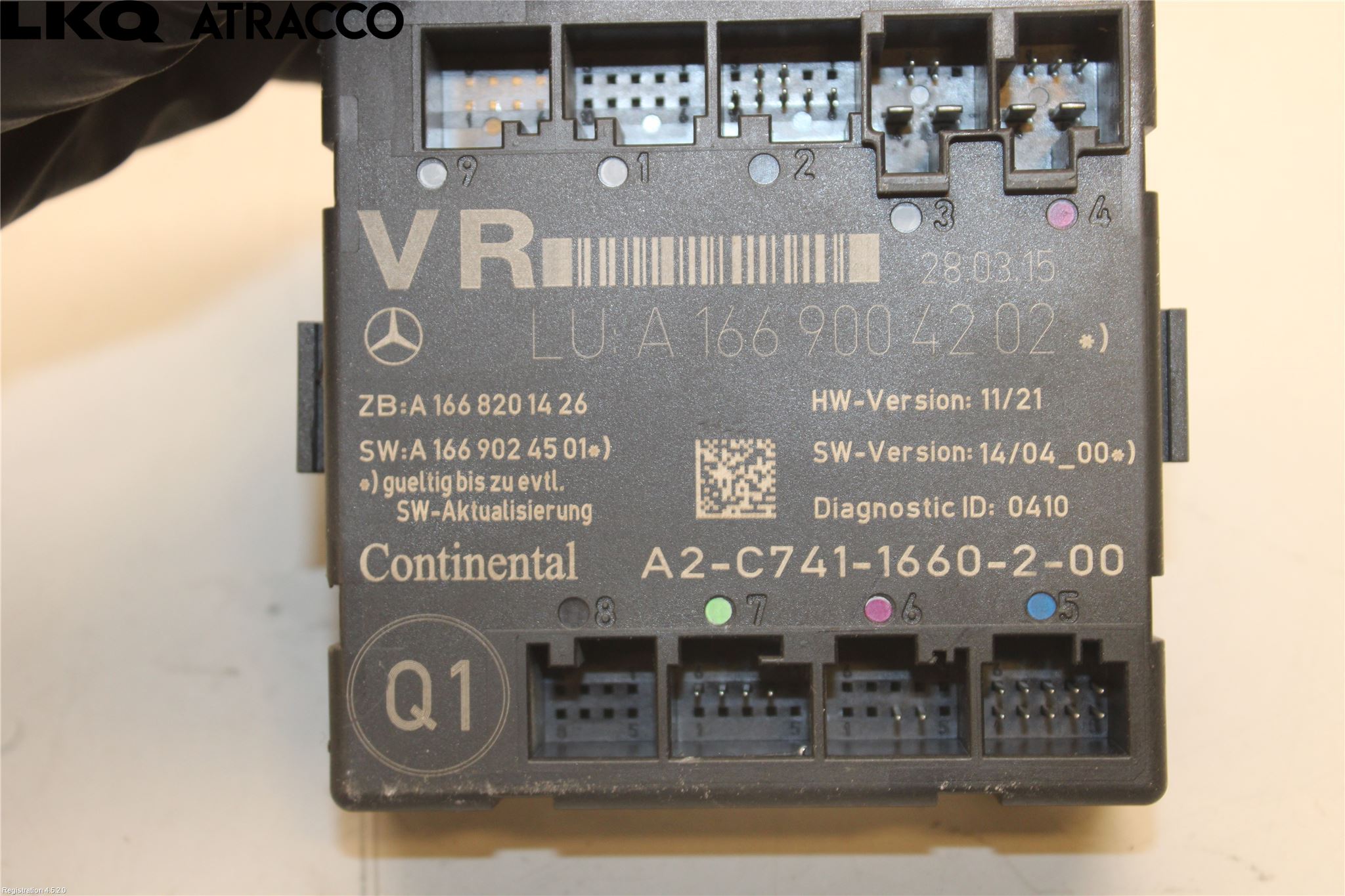 Mercedes-Benz MB A-KLASS (W176) 13-18 Styreenhet Dør