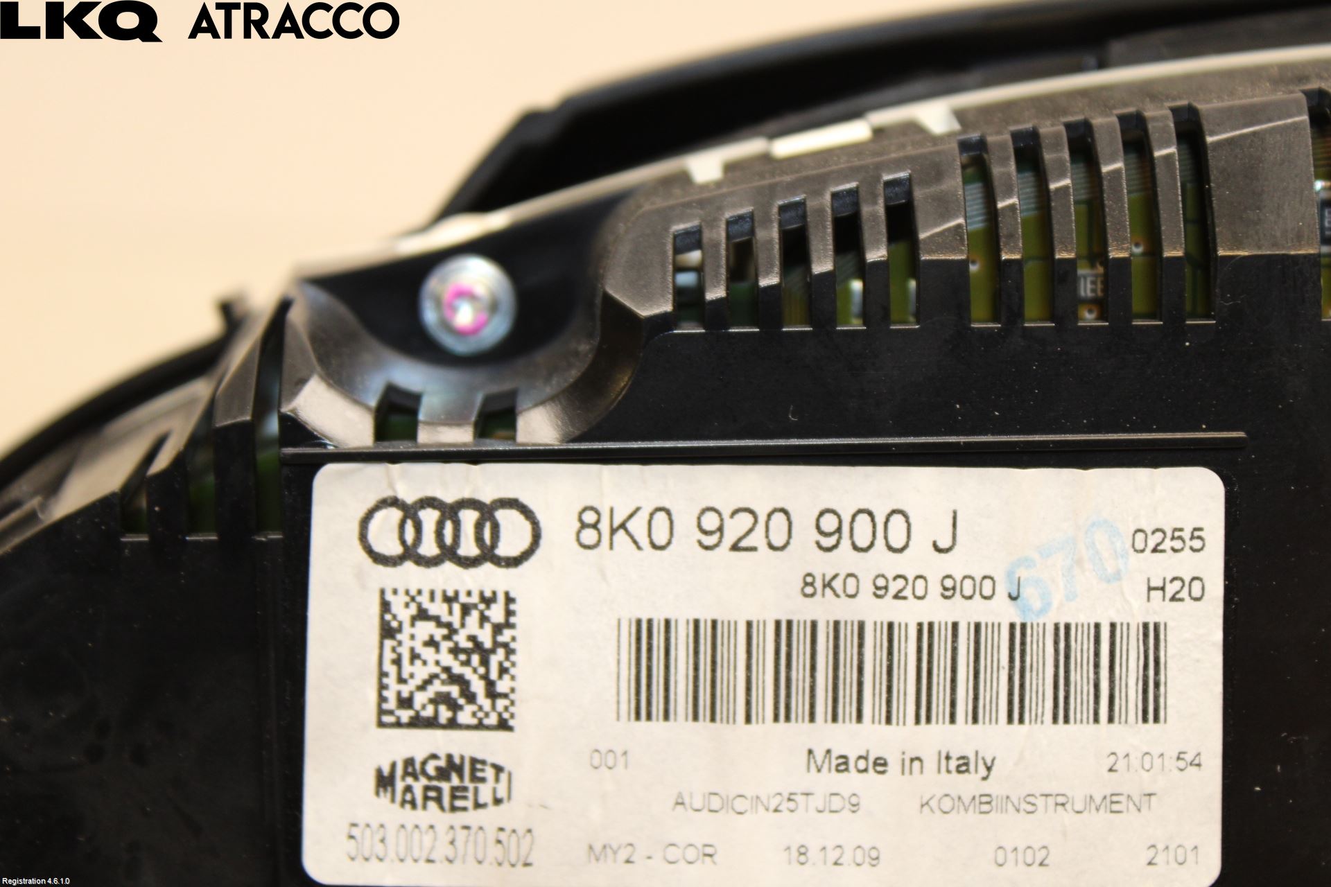 Audi A4/S4 08-11 Instr Kombinert