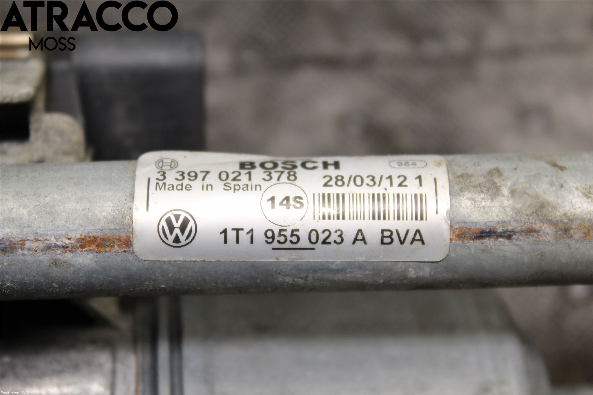 Volkswagen VW CADDY 11-15 Viskermotor Frontrute