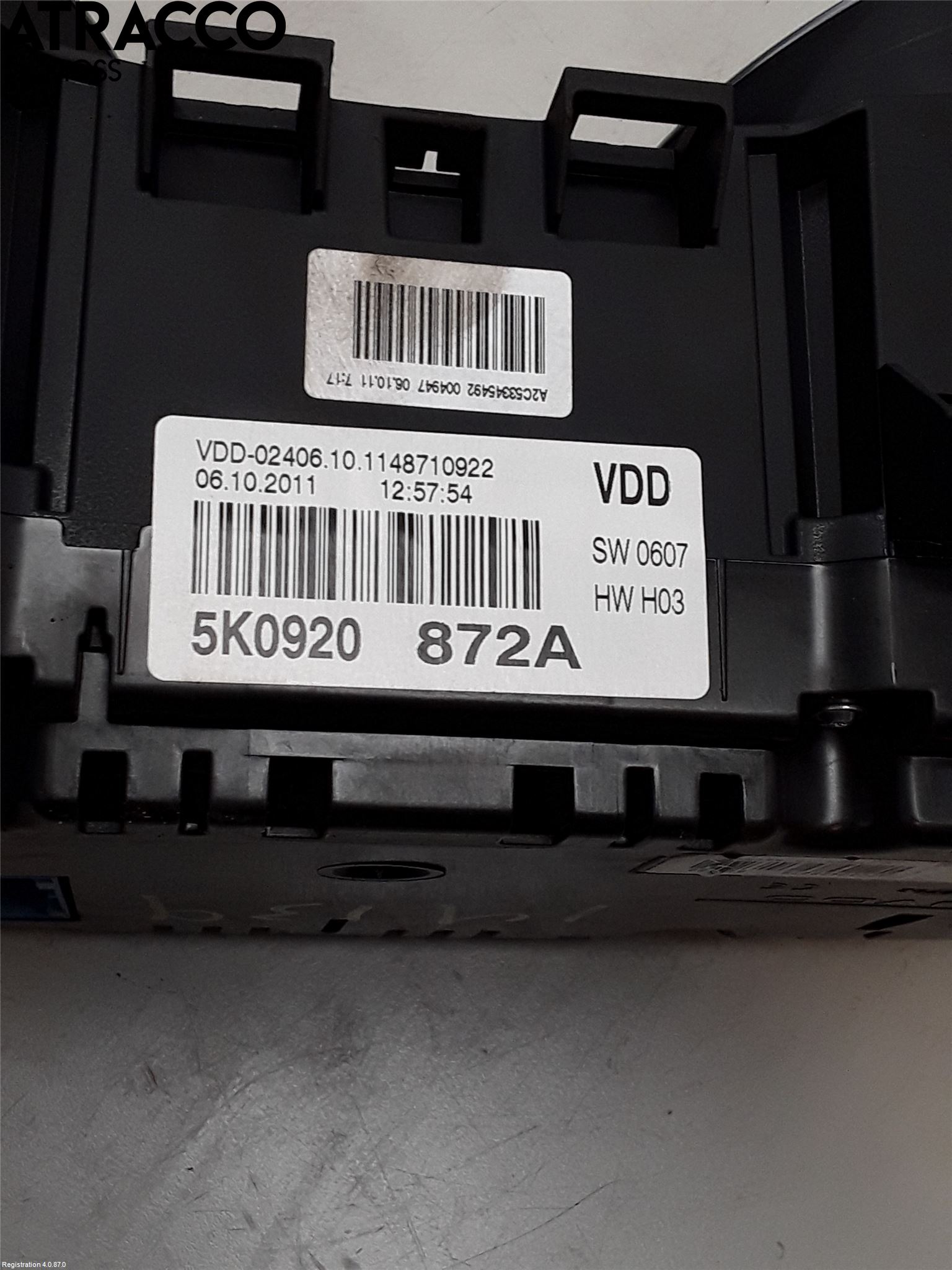 Volkswagen VW GOLF VI 09-13 Instr Kombinert