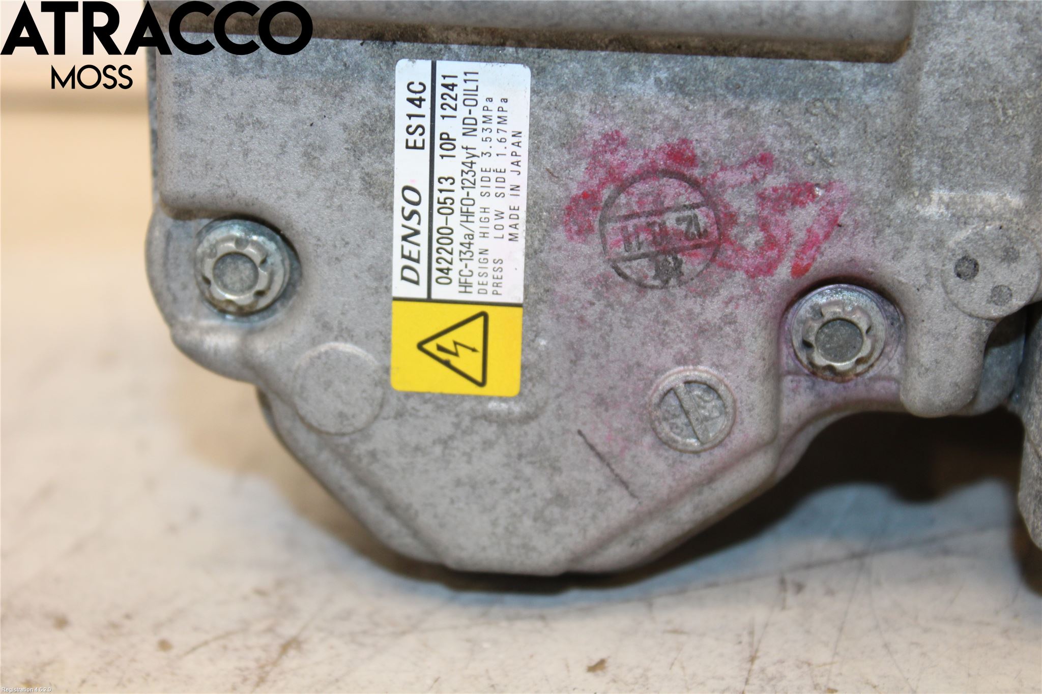 Toyota YARIS XP130 12-14 Varme Ac Kompressor