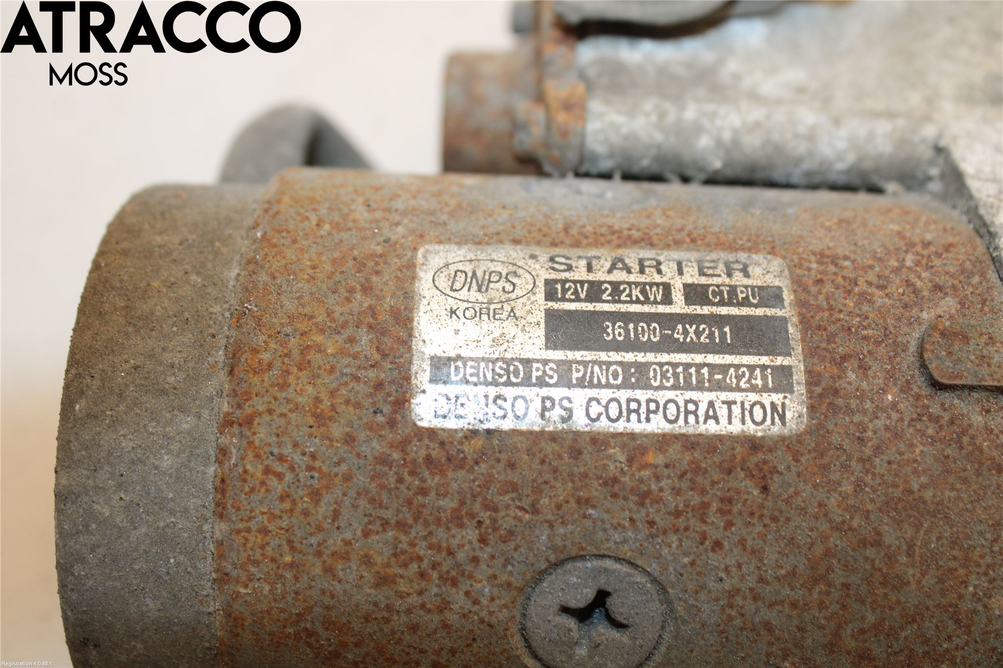 Hyundai TERRACAN Startmotor Diesel