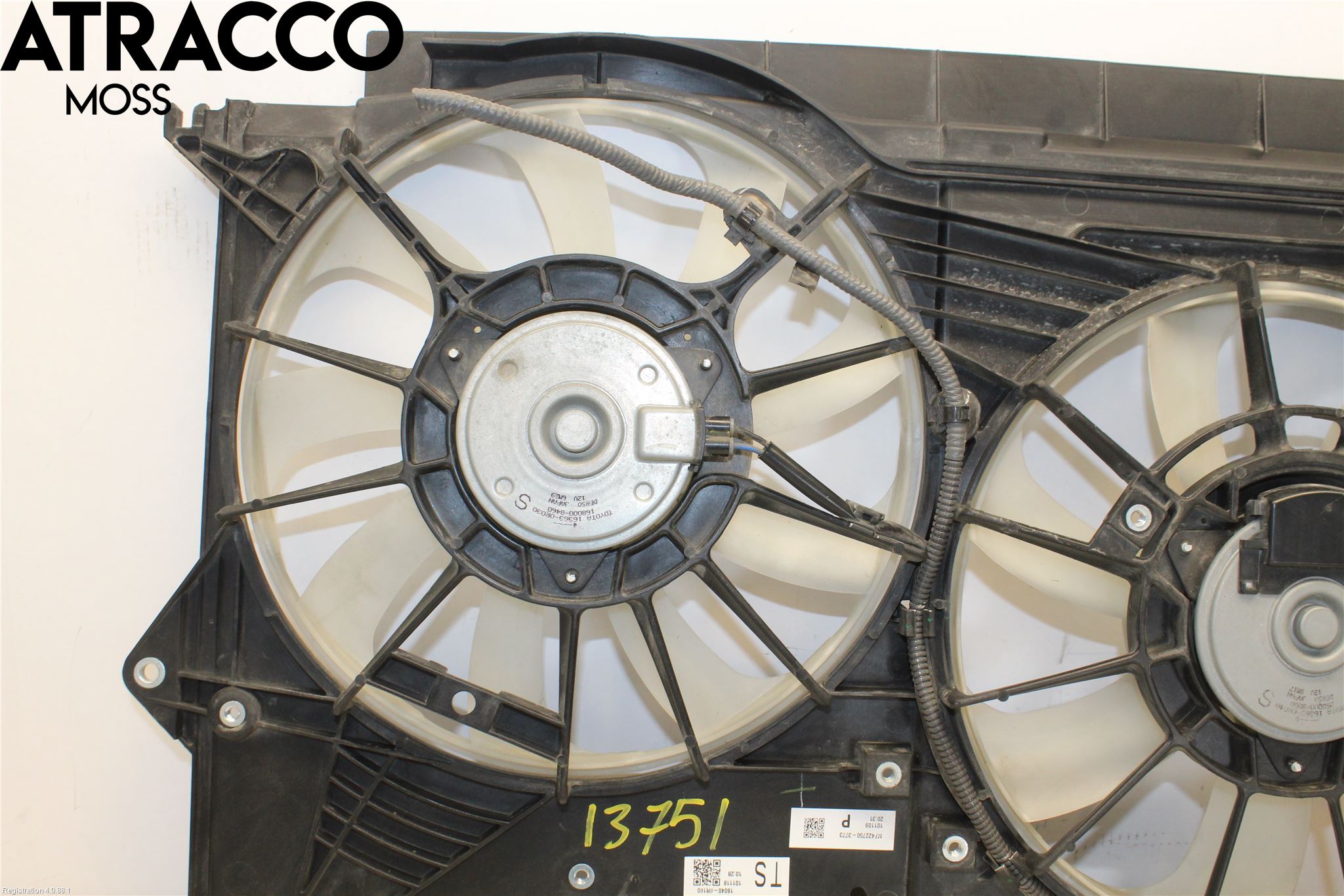 Toyota AVENSIS 09-15 Kjølevifte Elektrisk