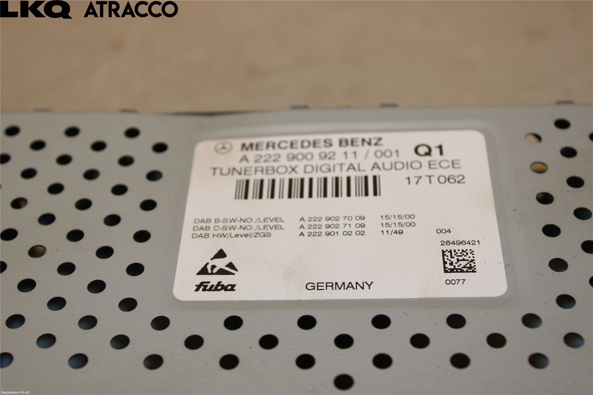 Mercedes-Benz MB B-KLASS (W246/W242) 12-19 Stereo Radio Øvrig
