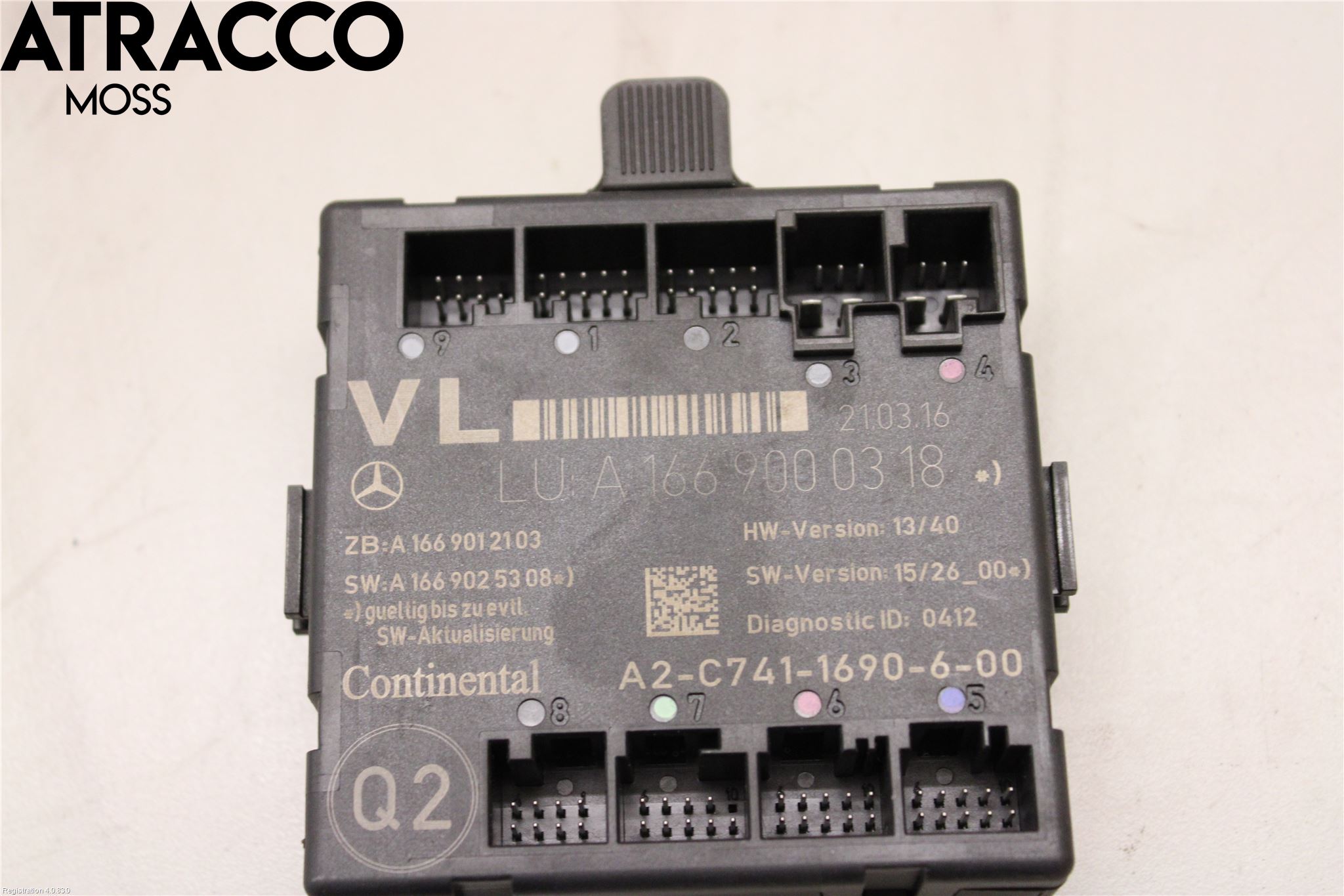 Mercedes-Benz MB B-KLASS (W246/W242) 12-19 Styreenhet Dør