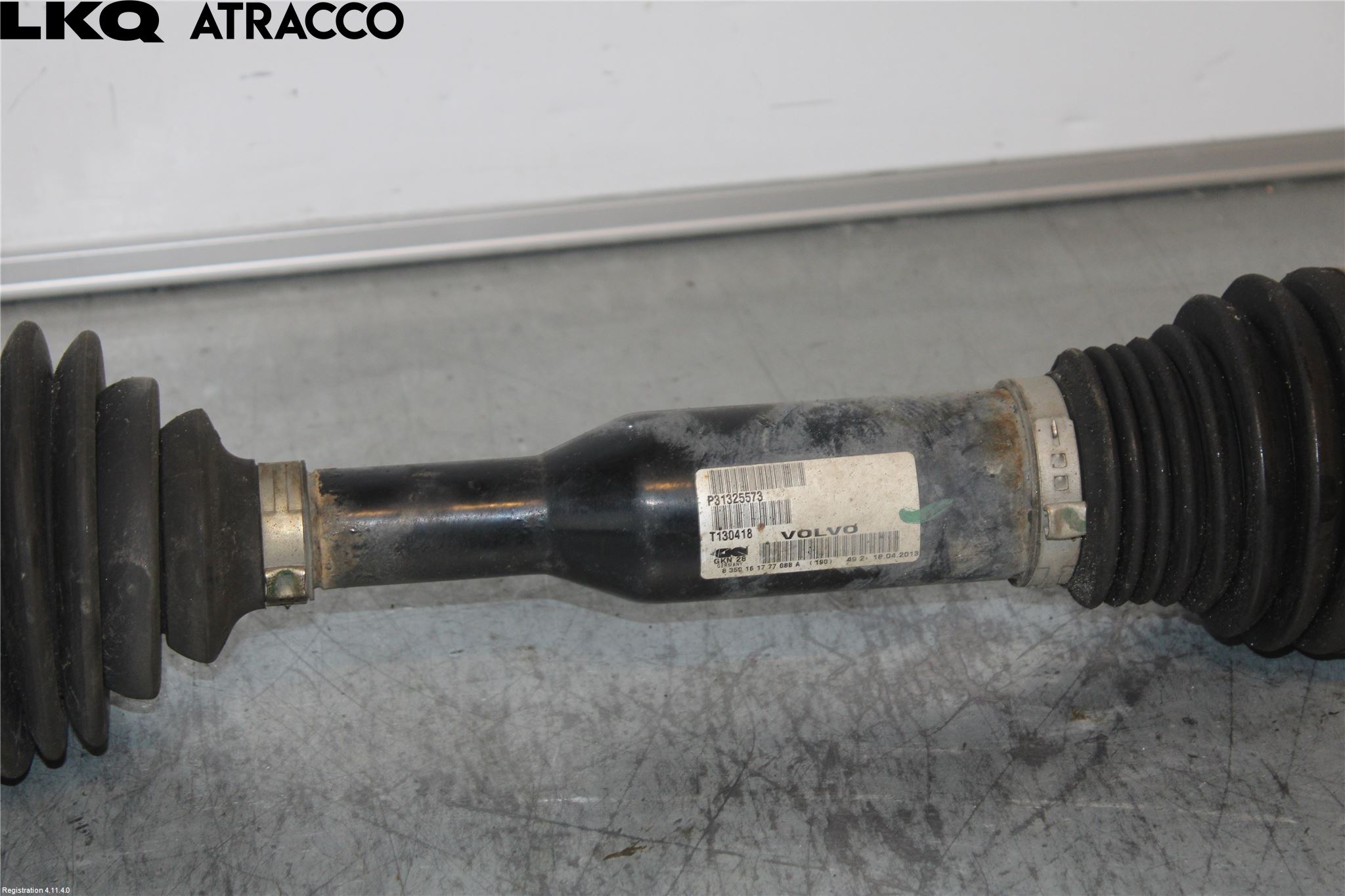 Volvo XC60 09-13 Drivaksel Foran Kompl Venstre