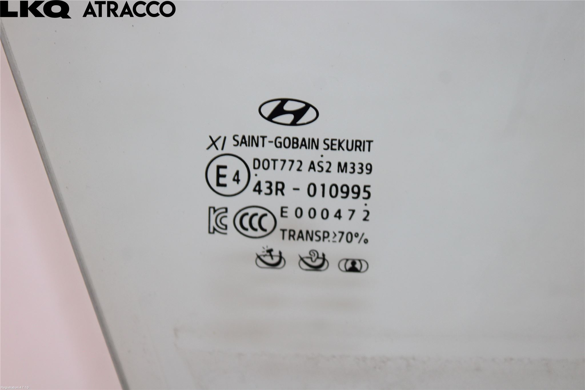 Hyundai NEXO 18->> Dørrute Foran Høyre 4 Dørs