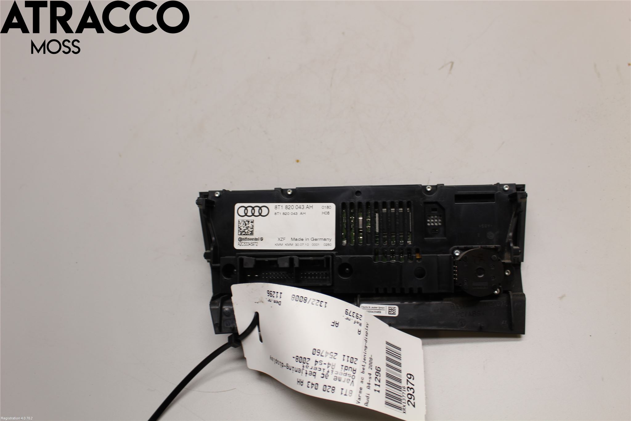 Audi A4/S4 08-11 Varme Ac Betjening-Display