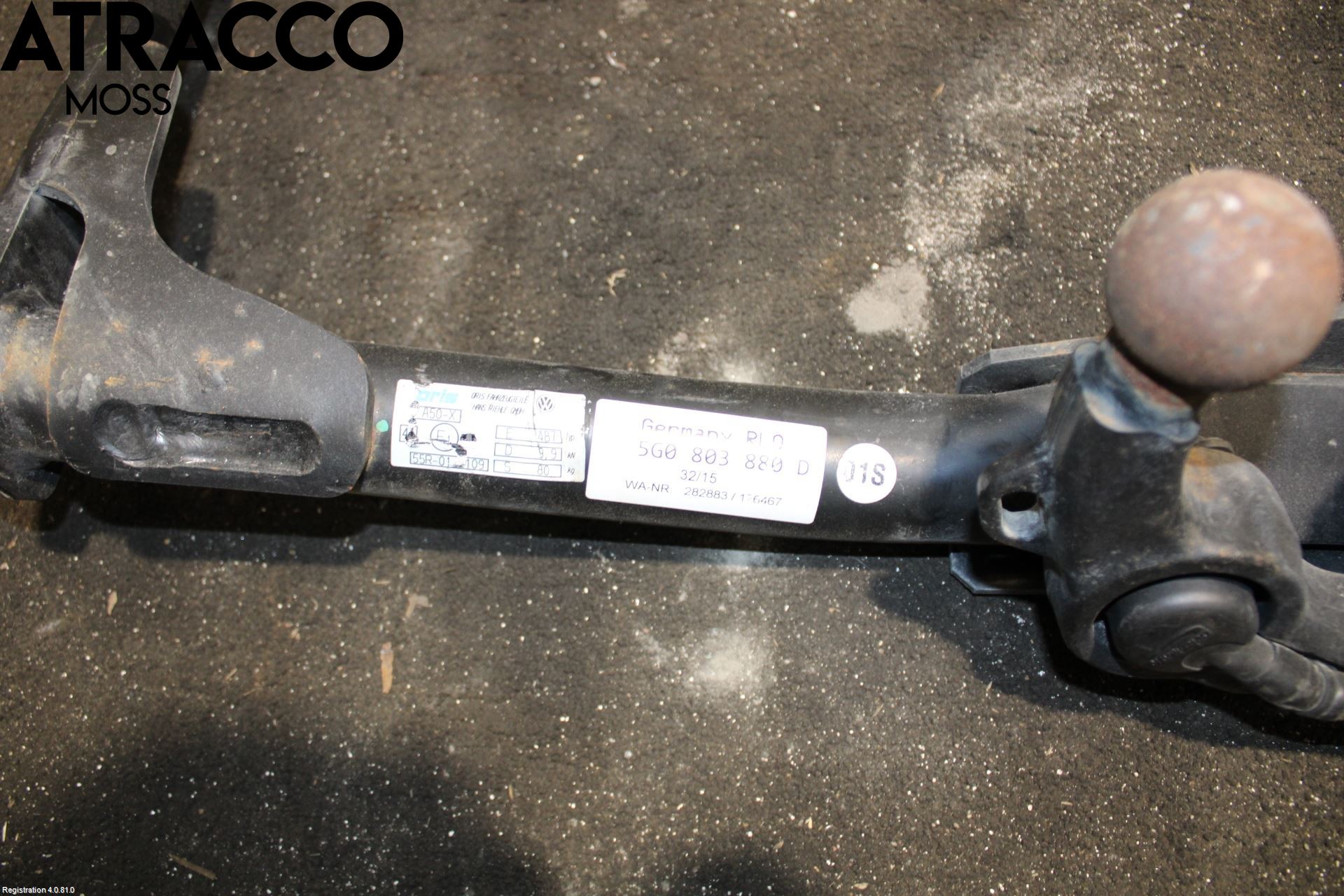 Volkswagen VW GOLF / E-GOLF VII 13-20 Tilhengerfeste