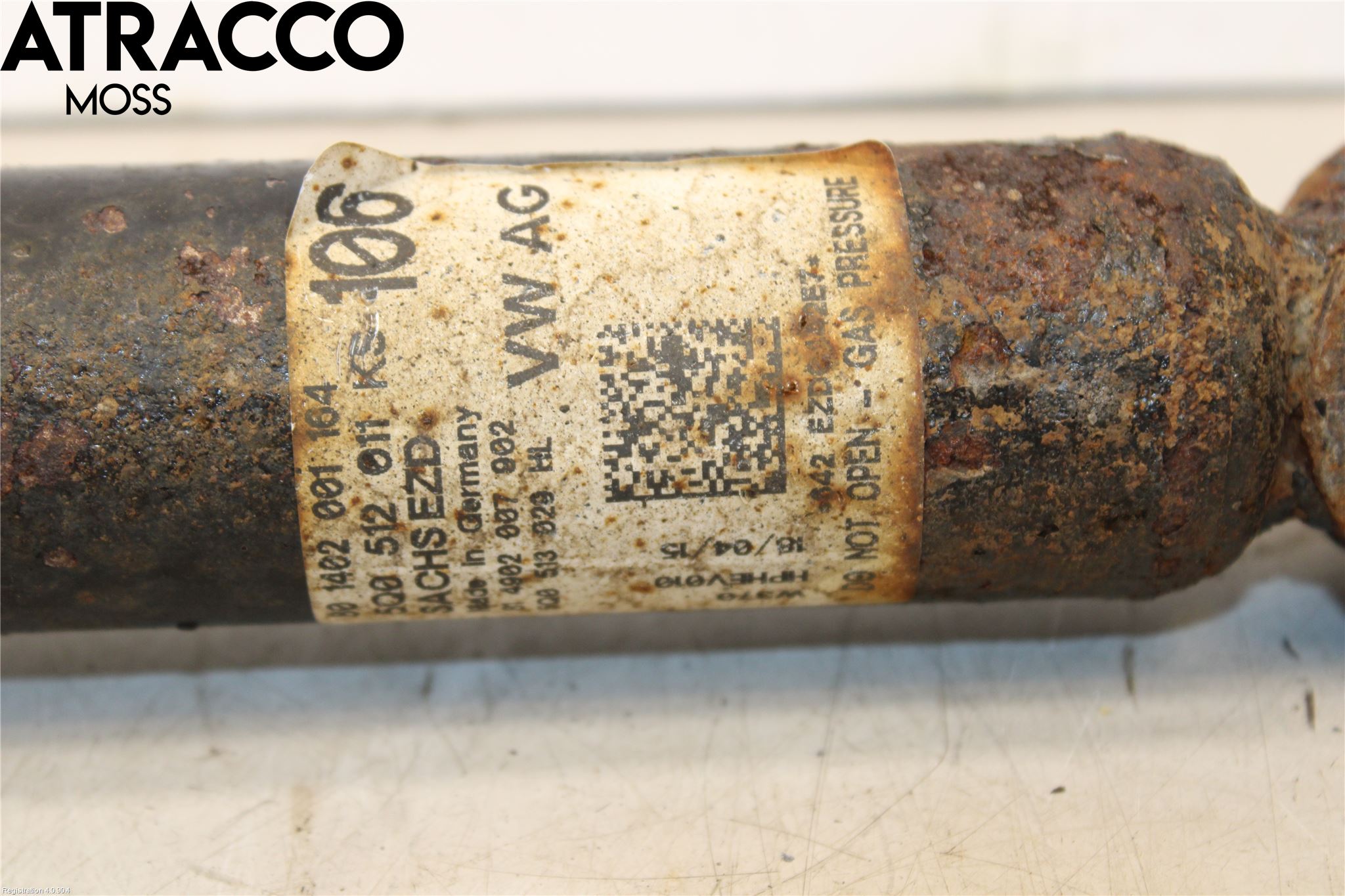 Volkswagen VW GOLF / E-GOLF VII 13-20 Støtdemper Bak