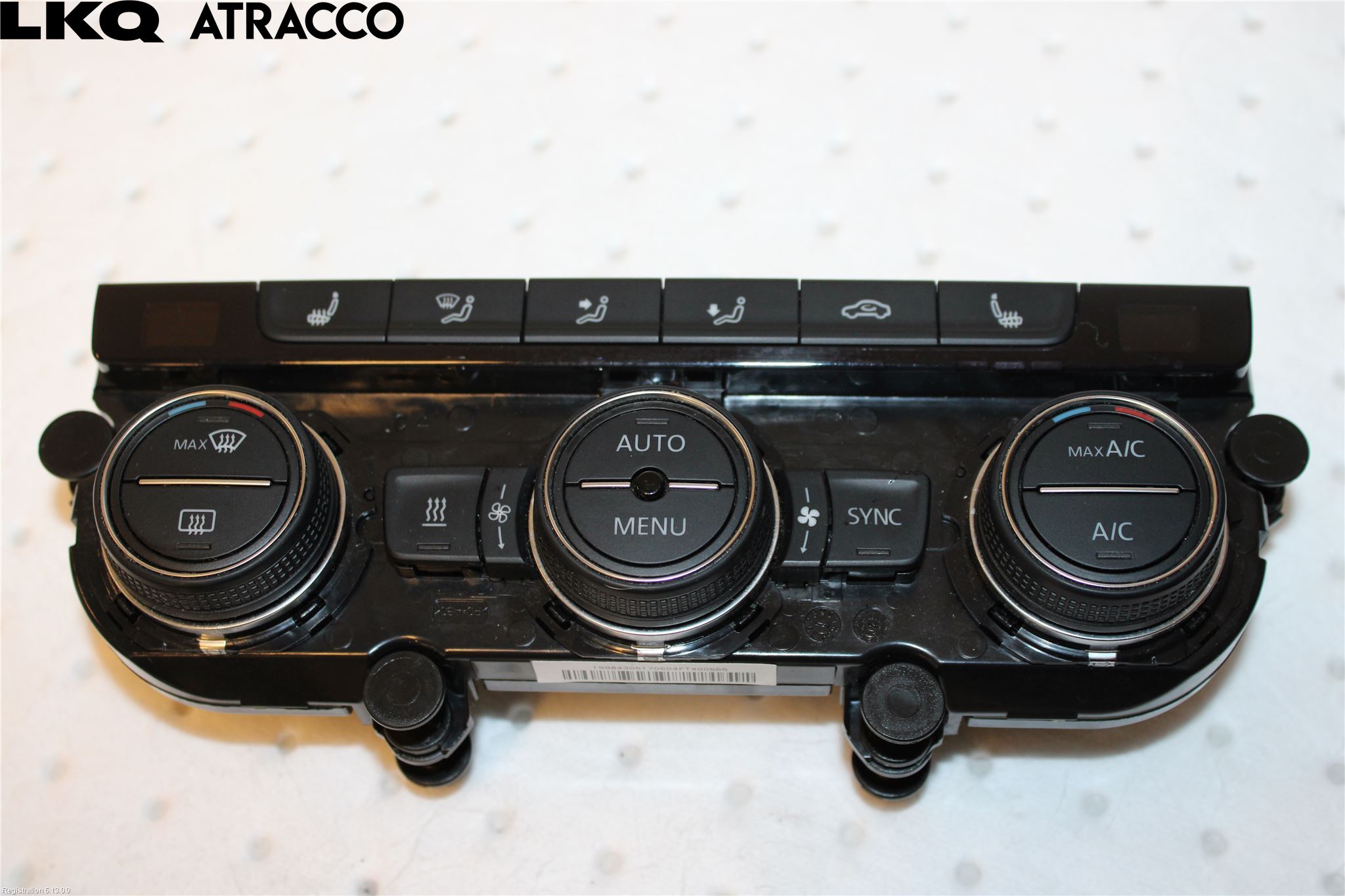 Volkswagen VW PASSAT 15-19 Varme Ac Betjening-Display