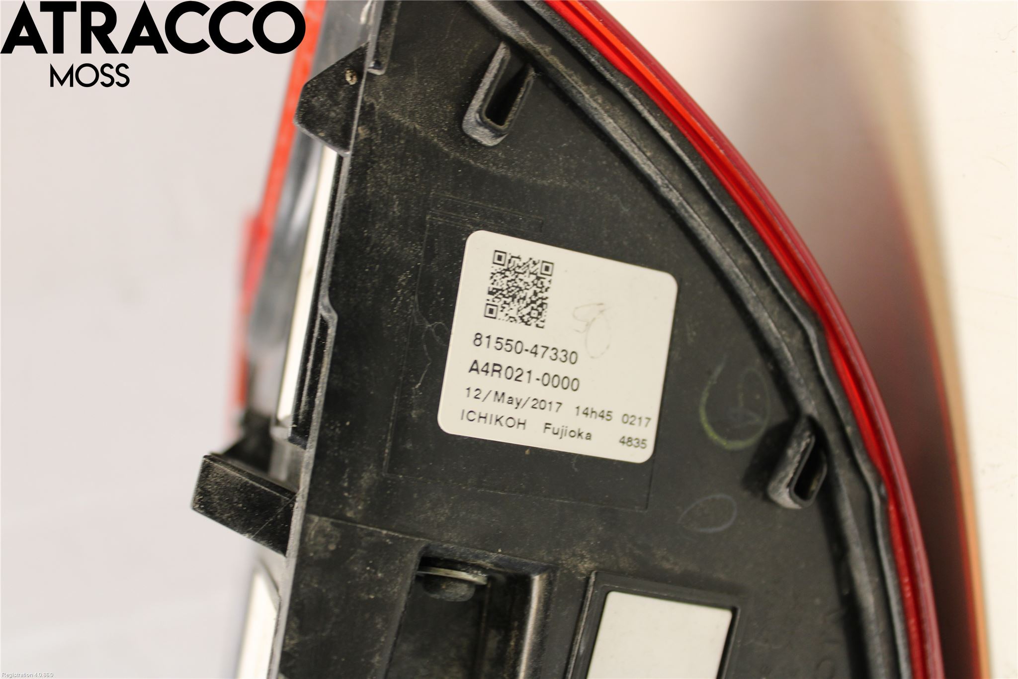 Toyota PRIUS (ZVW50) 16-21 Baklykt Høyre