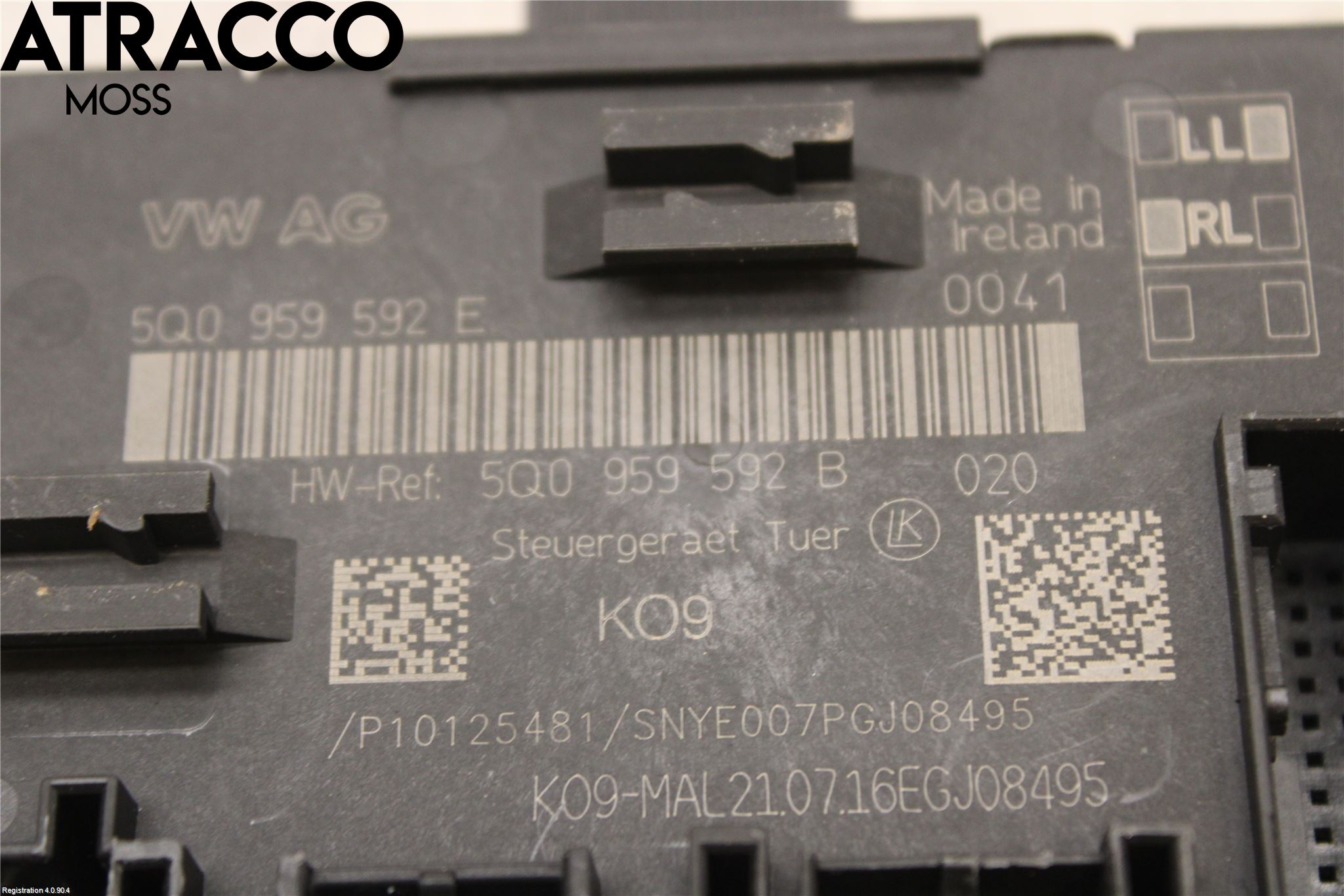 Audi A3/S3 8V 13-20 Styreenhet Dør