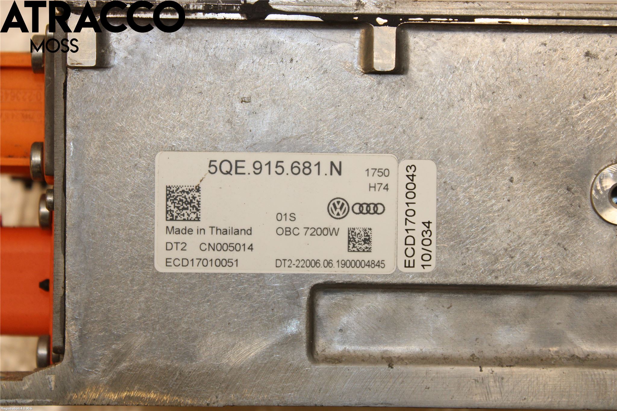 Volkswagen VW GOLF / E-GOLF VII 13-20 Batterilader Hybrid