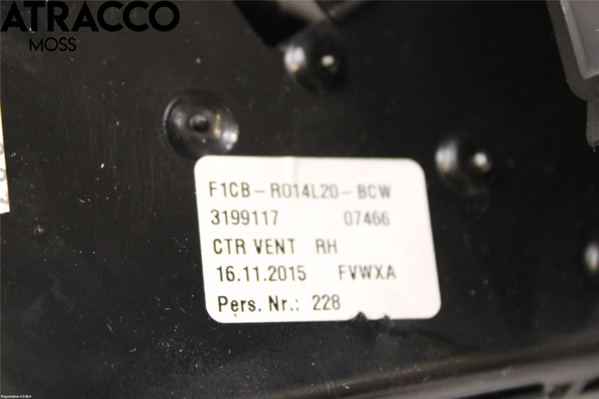 Ford GRAND C-MAX  11-14 Innr Radio Ramme