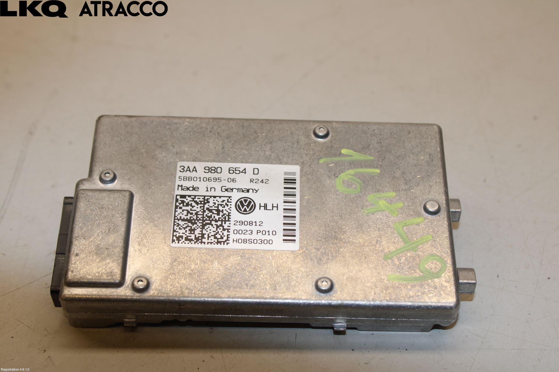 Volkswagen VW PASSAT 11-14 Sensor Kollisjonsbeskyttelse