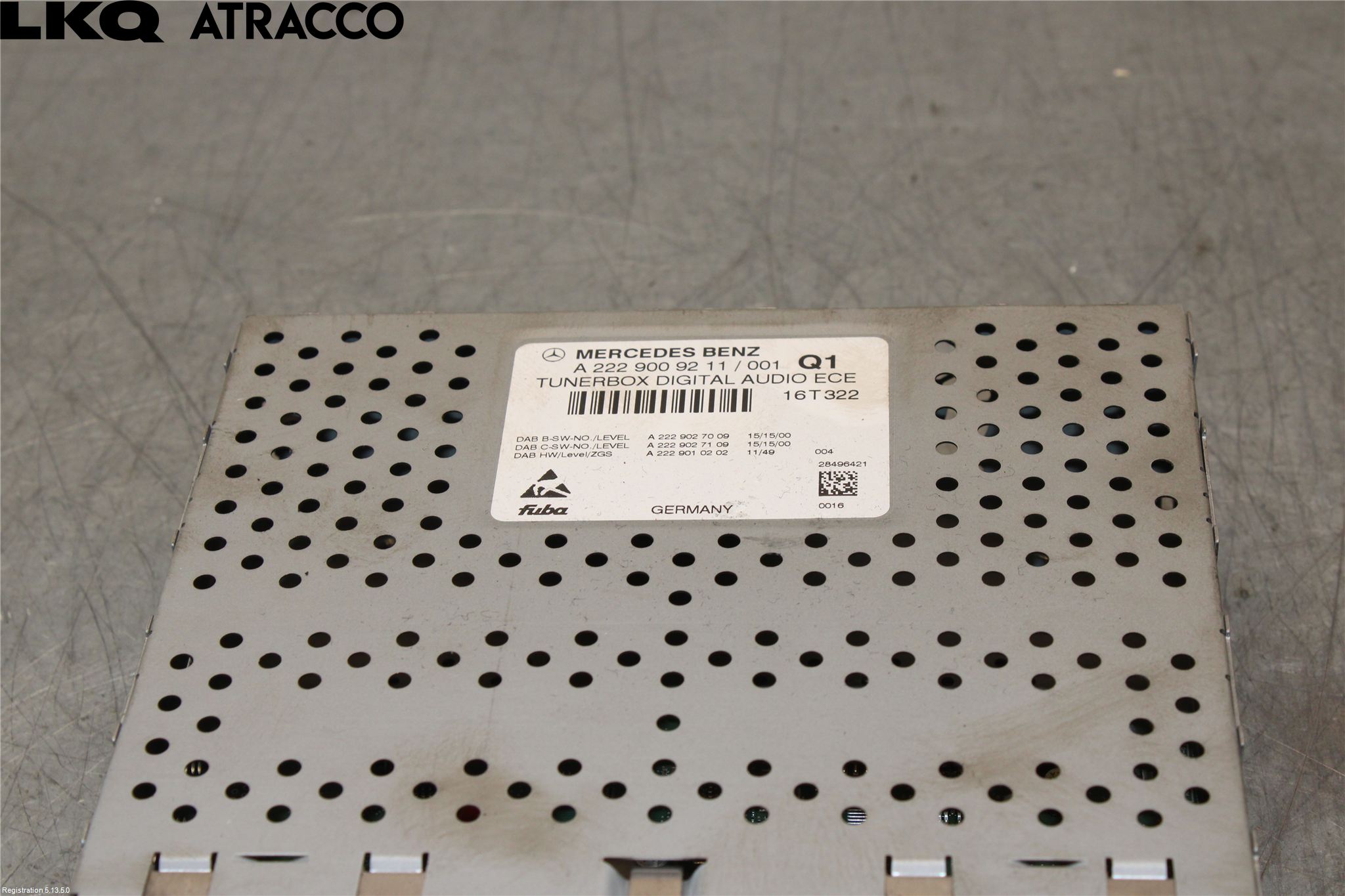 Mercedes-Benz MB B-KLASS (W246/W242) 12-19 Stereo Radio Øvrig