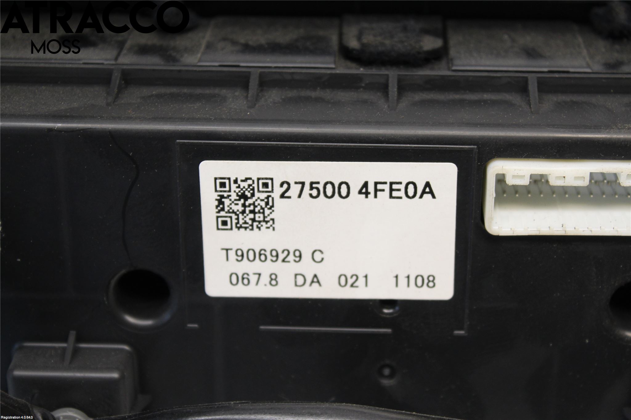 Nissan E-NV200/EVALIA Varme Ac Betjening-Display