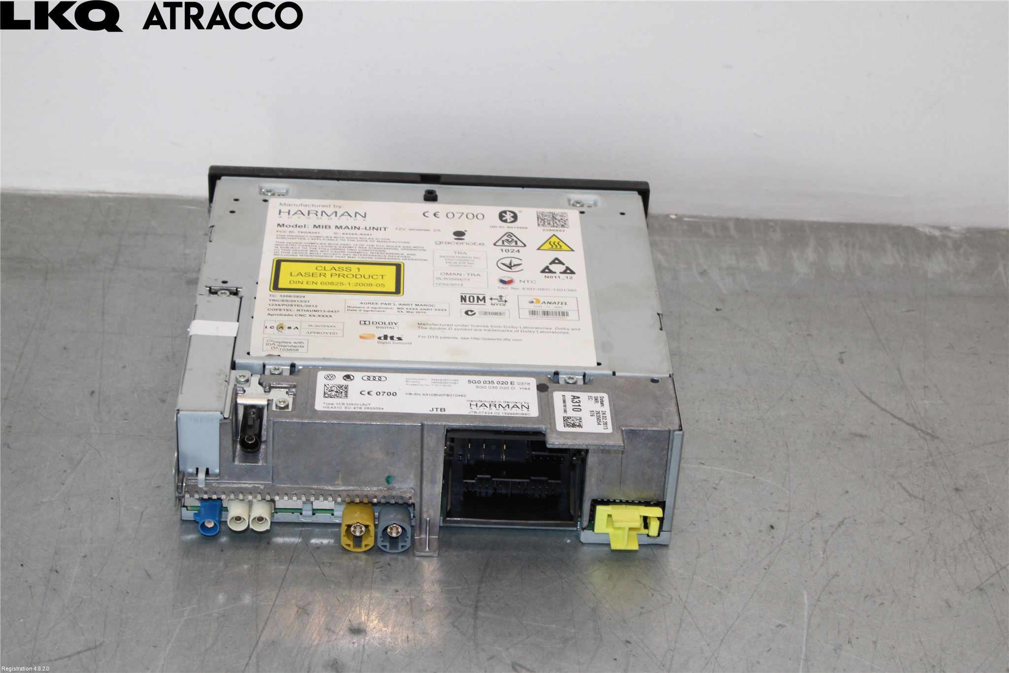 Volkswagen VW GOLF / E-GOLF VII 13-20 Stereo Radio Øvrig