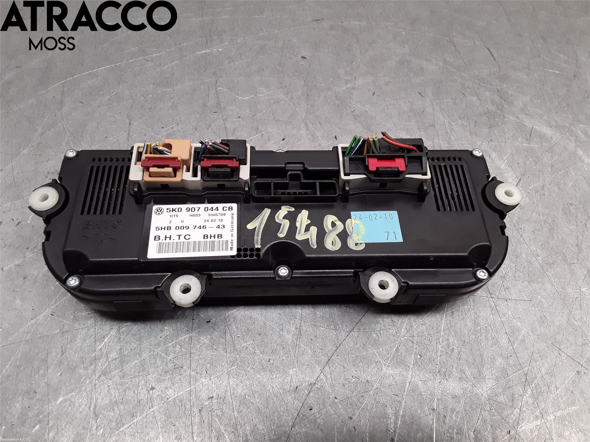 Volkswagen VW TIGUAN 07-16 Varme Ac Betjening-Display