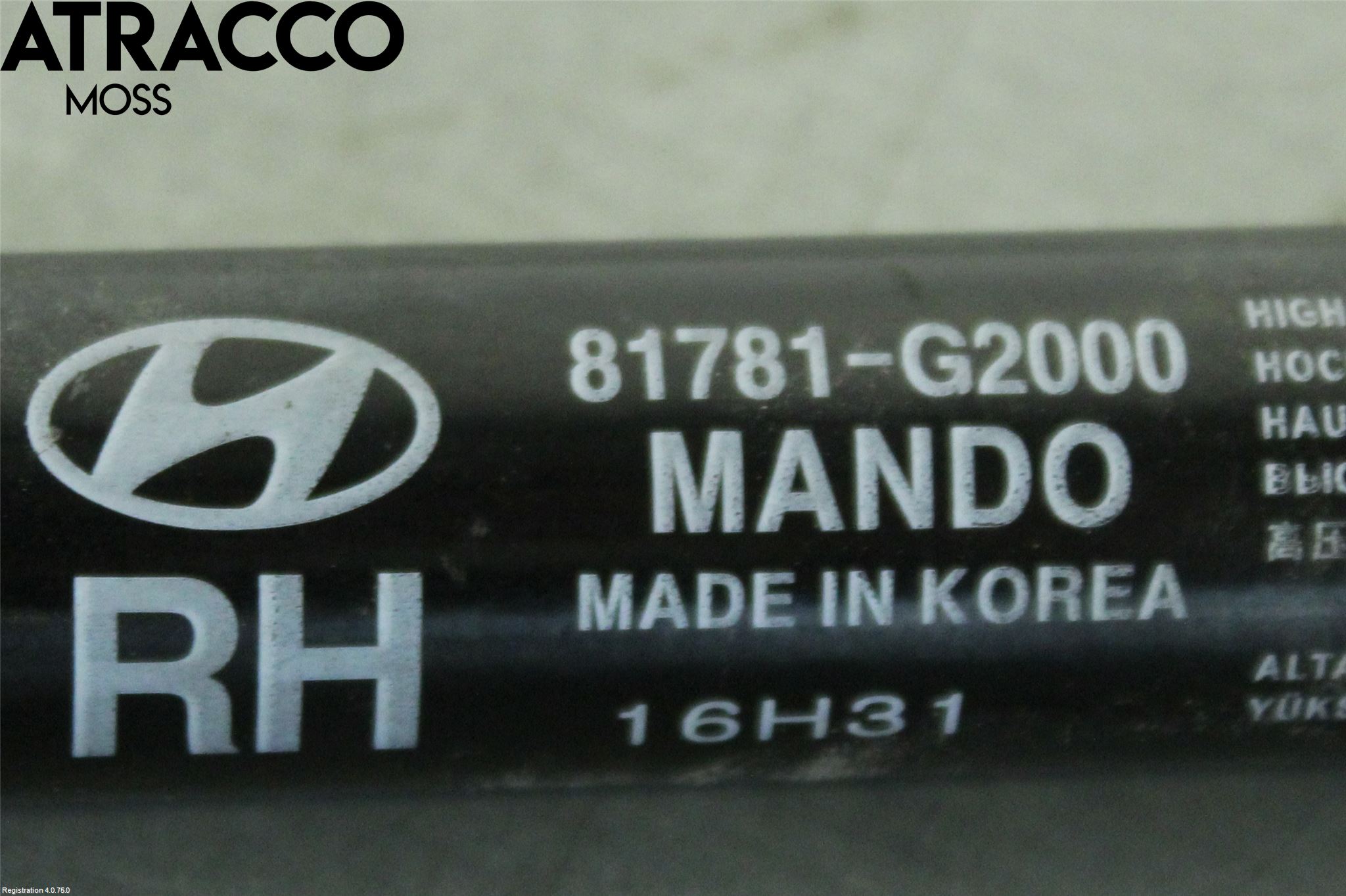 Hyundai IONIQ AE 17-22 Bakluke Demper-Gassfjær