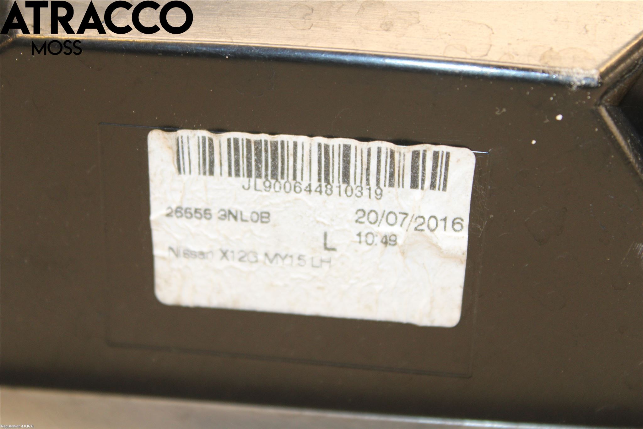 Nissan LEAF 11-17 Baklykt Venstre