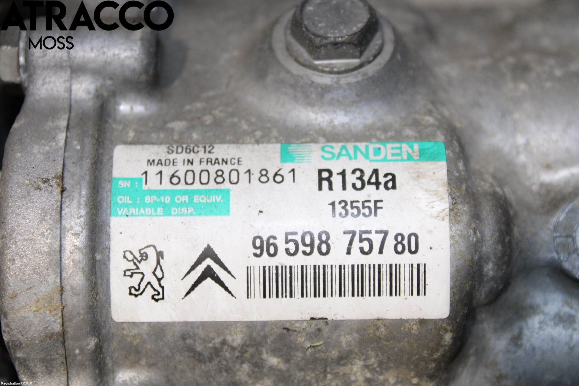 Peugeot 207 Varme Ac Kompressor