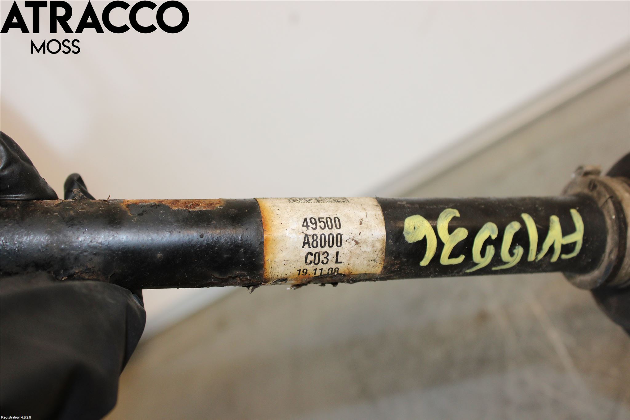 Kia OPTIMA 16-20 Drivaksel Foran Kompl Venstre