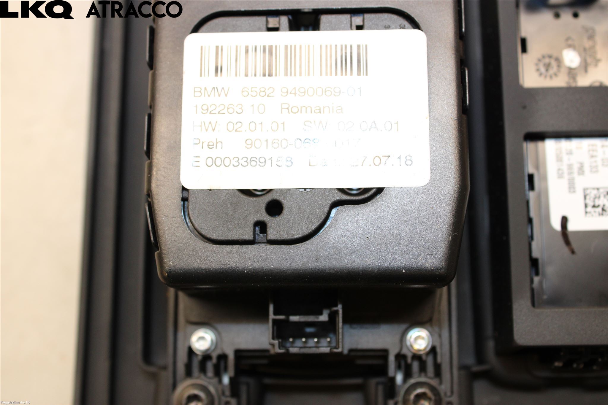 BMW i3 I01 13-22 Bryter Multifunksjon