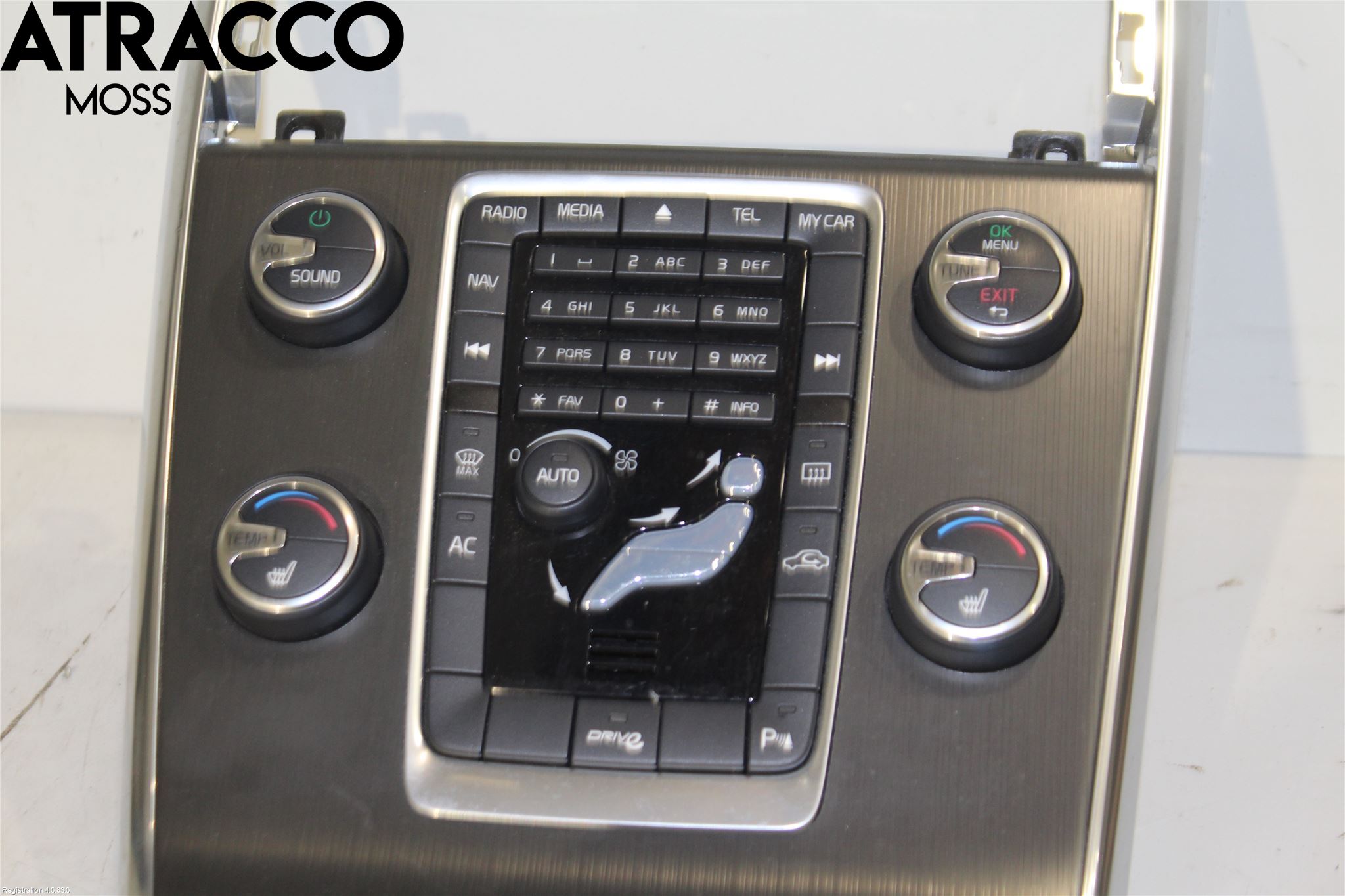 Volvo V60 11-13 Varme Ac Betjening-Display