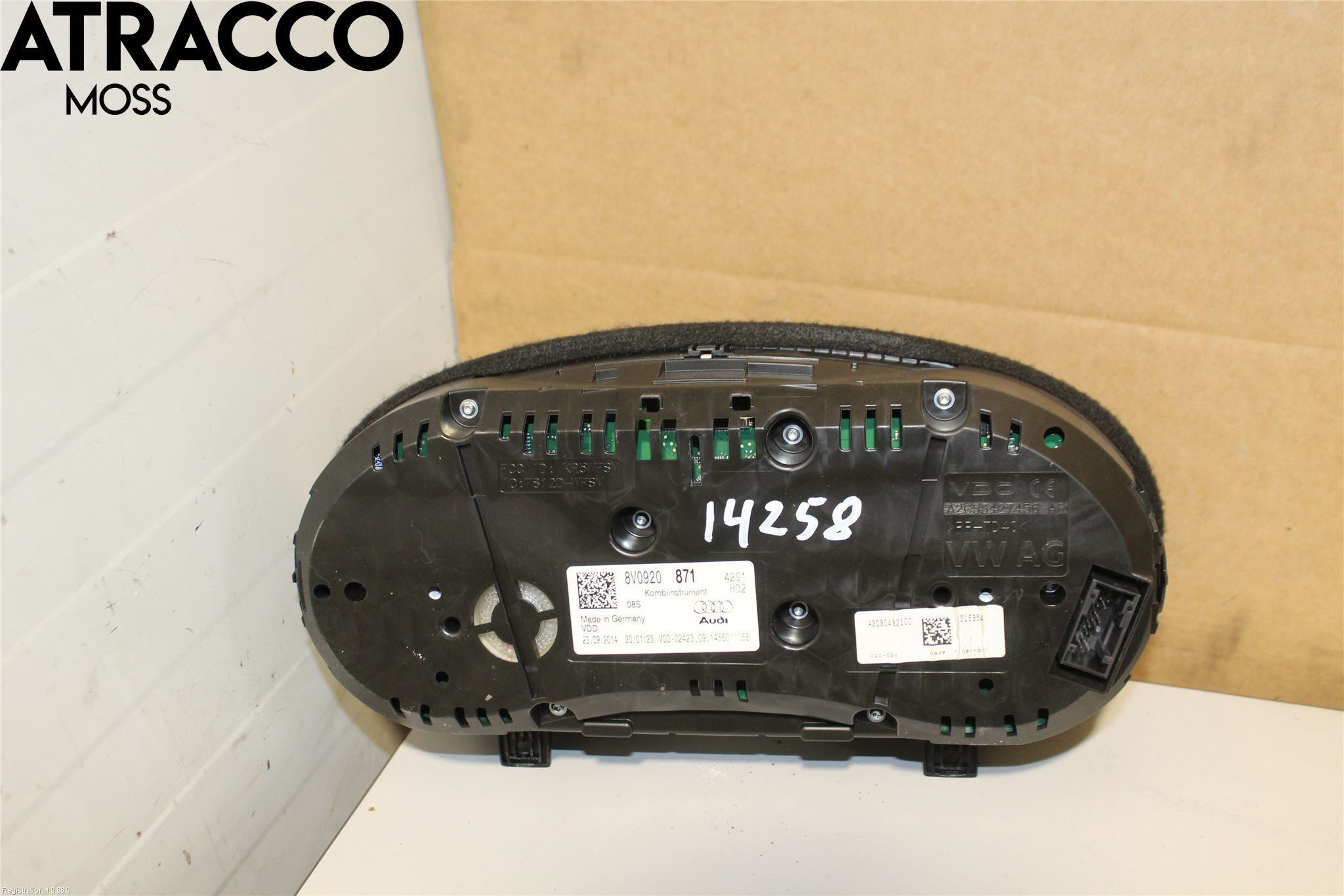 Audi A3/S3 8V 13-20 Instr Kombinert