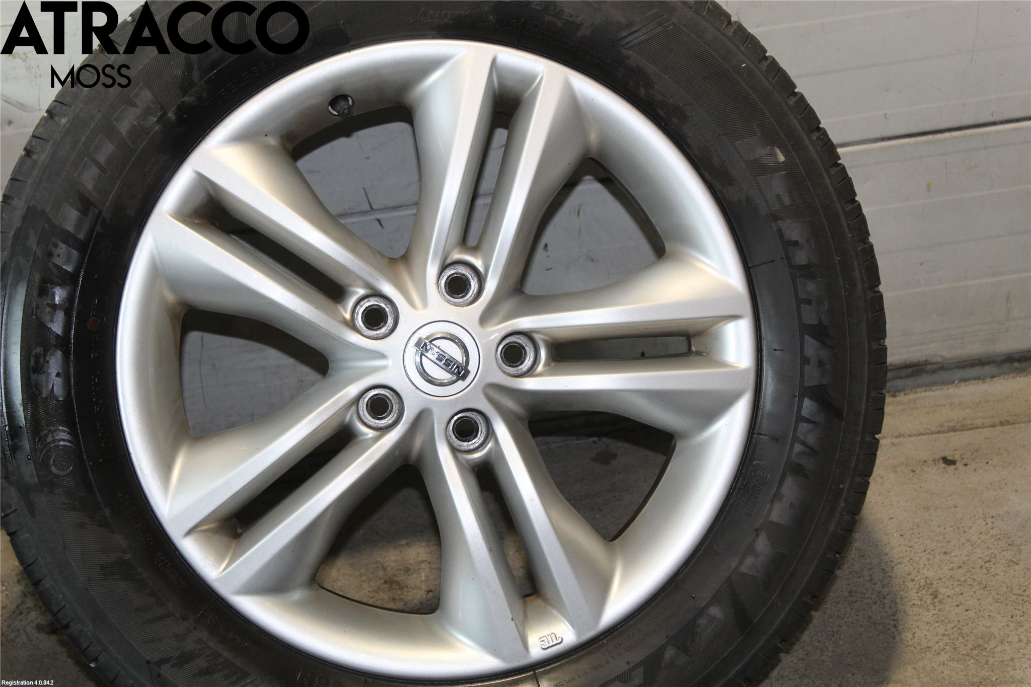 Nissan QASHQAI 10-14 Dekk Sommer På Alu Felg 4Stk