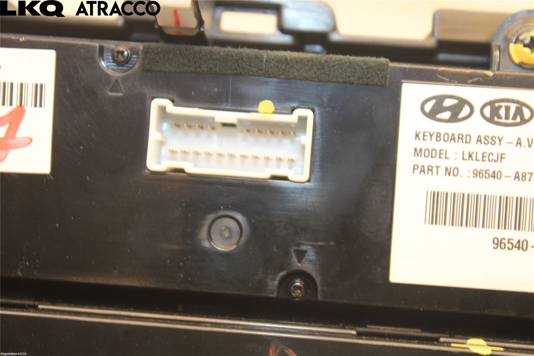 Kia OPTIMA 16-20 Varme Ac Betjening-Display