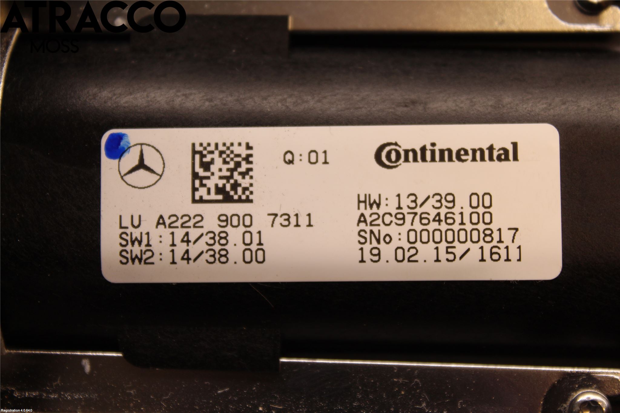 Mercedes-Benz MB S-KLASS (W222) 13-20 Bryter Multifunksjon