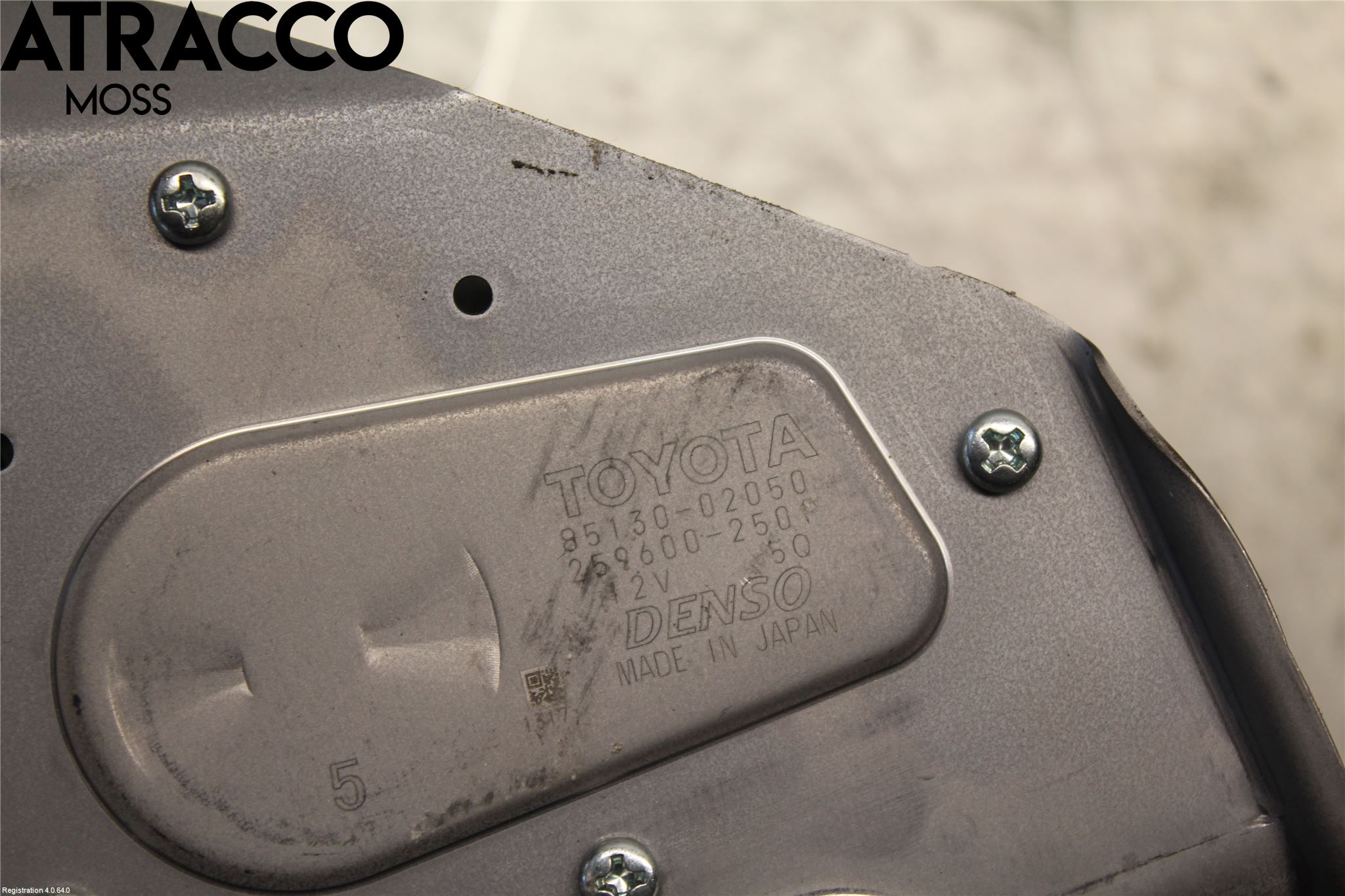 Toyota AURIS 13-19 Viskermotor Bakluke